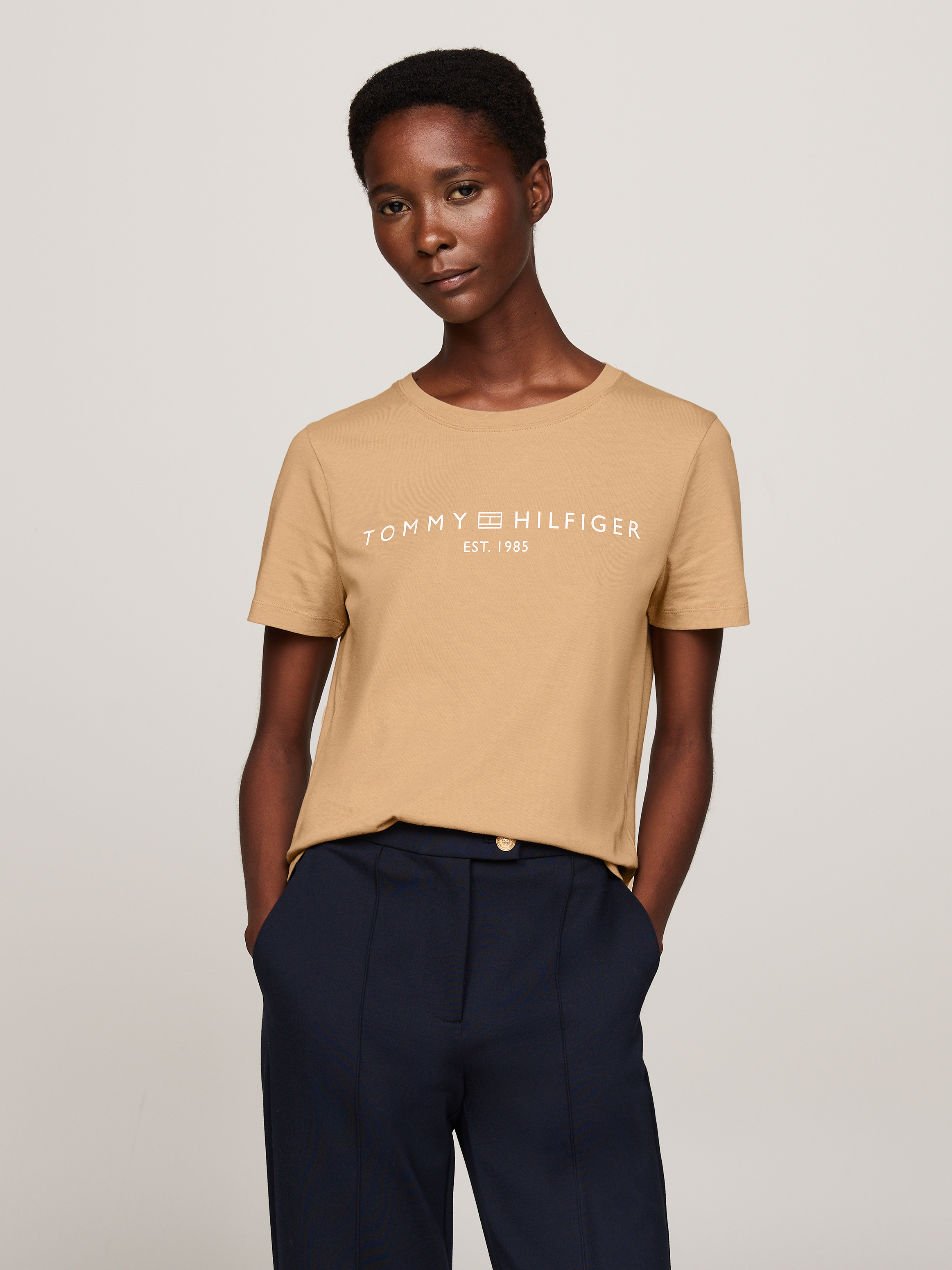 Tシャツ・カットソー Wai Kei Woman Star with Stripe T-Shirt Navy MUSINSA | WAI KEI (Women) Star with Stripe T-Shirt Navy