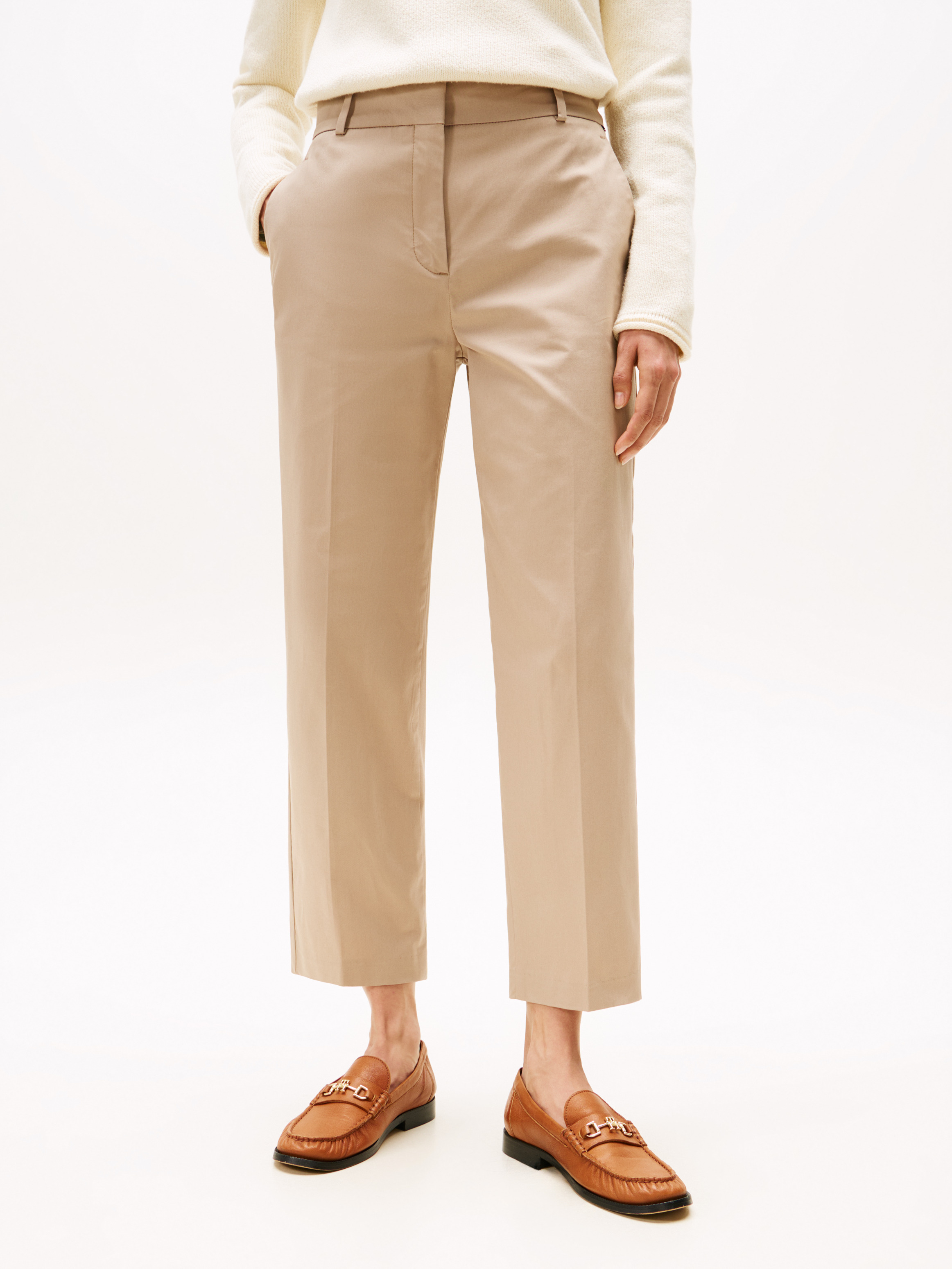 【BAON】Kenho Color Pigment Straight Pants Hollister Co. STRAIGHT PULL ON PANT - Trousers - lemon