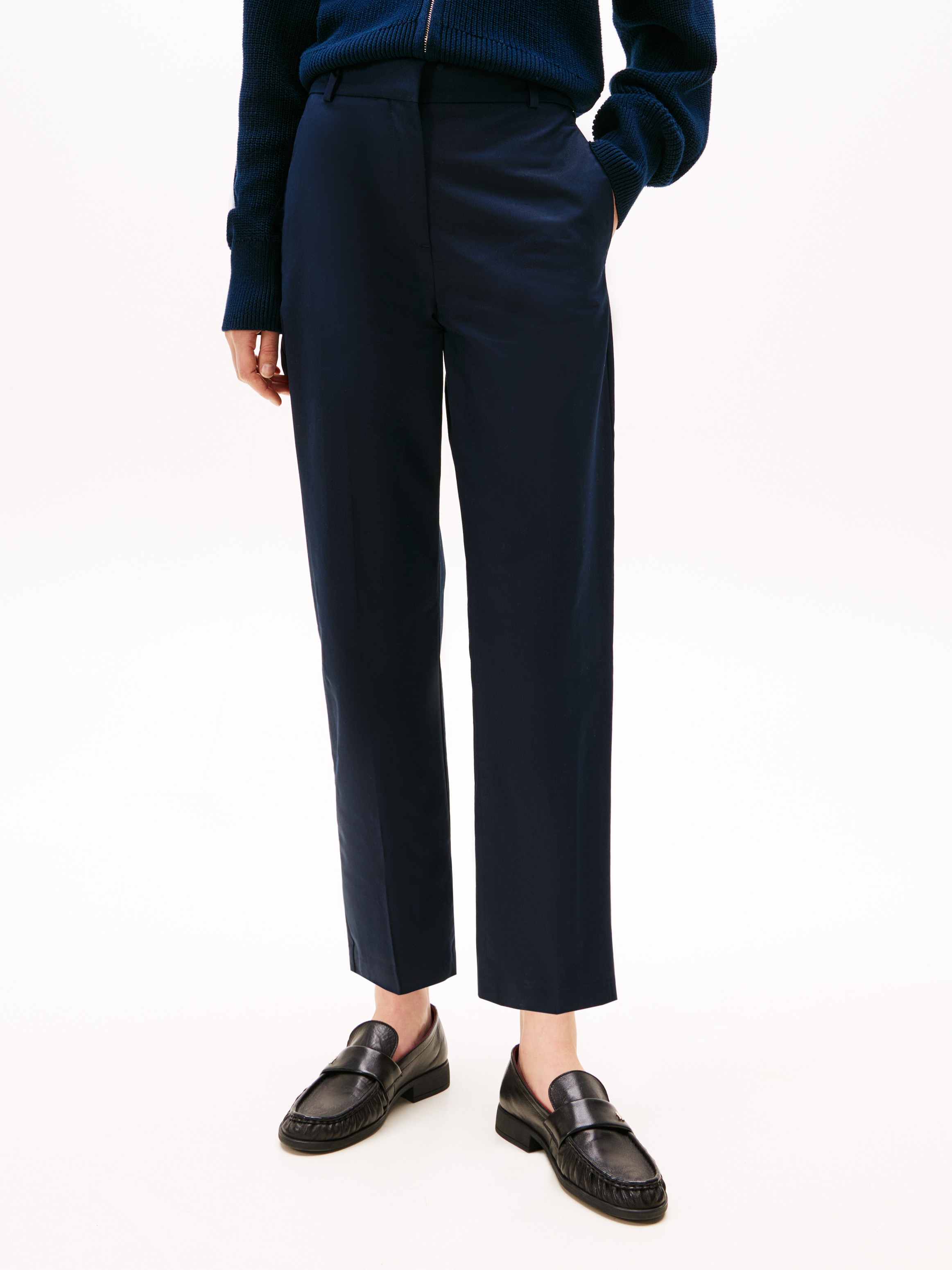 ★★ ★★ gold button straight pants T22E7WPC07 Straight Leg Pants With Gold Buttons Detail · Filly Flair