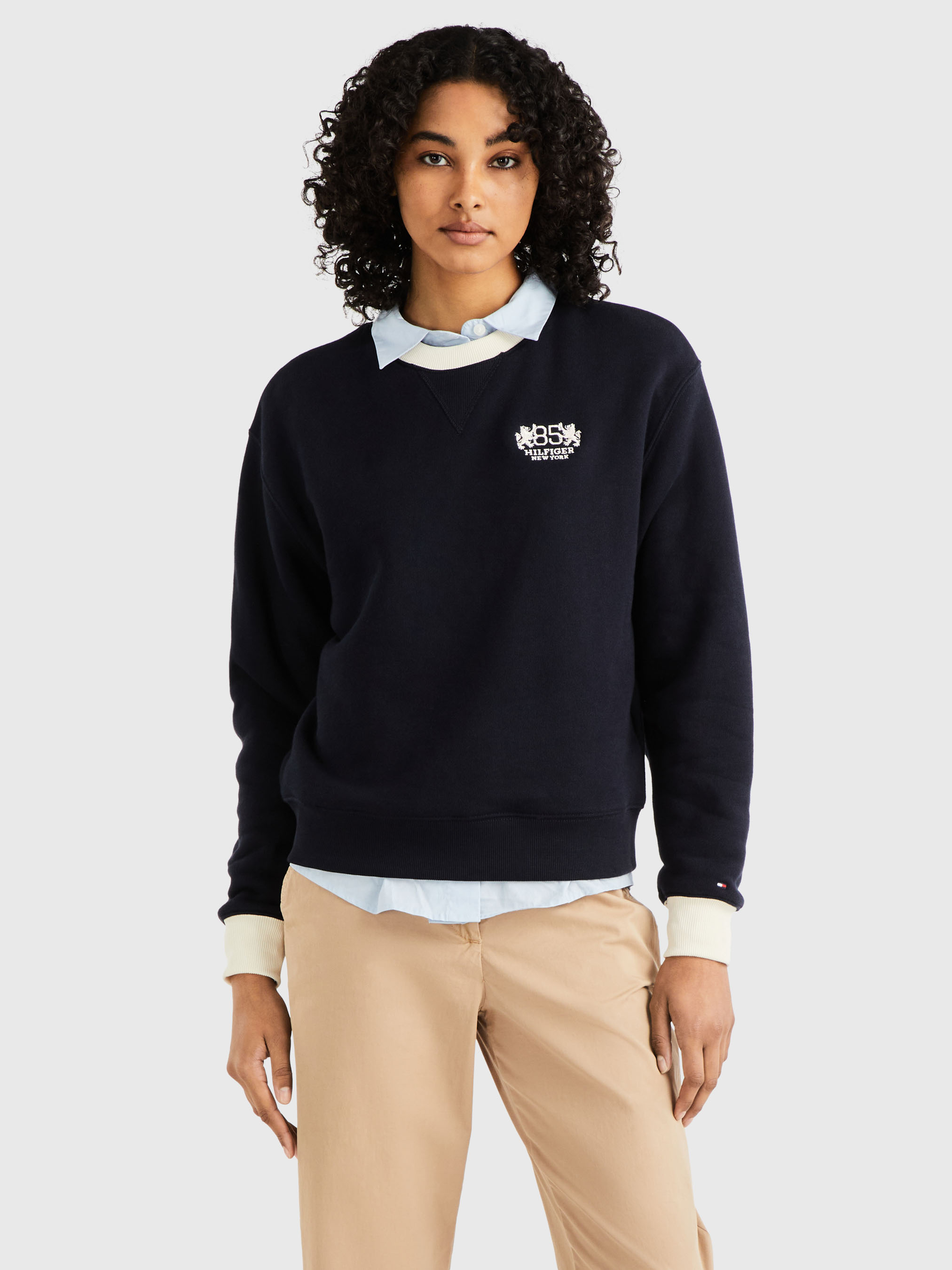 Tommy hilfiger crest sweatshirt sales
