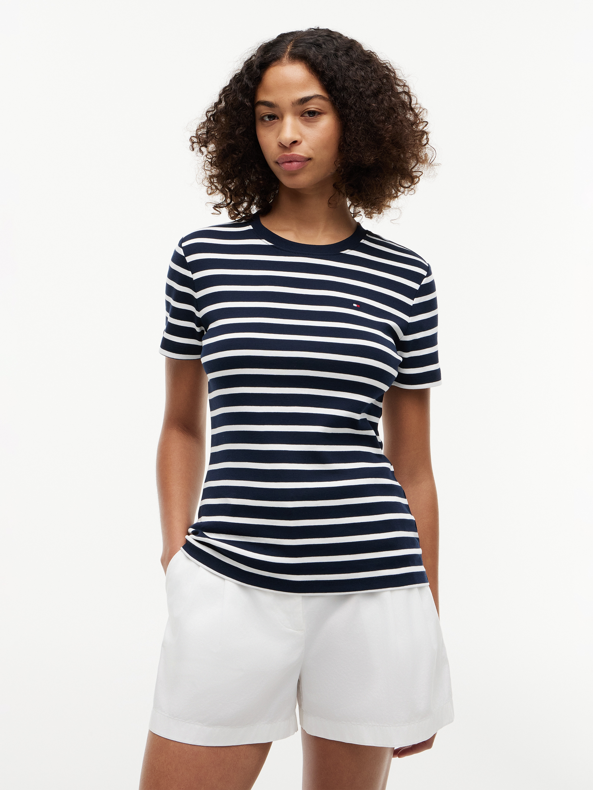 DARK NIGHT NAVY/ECRU STRIPE