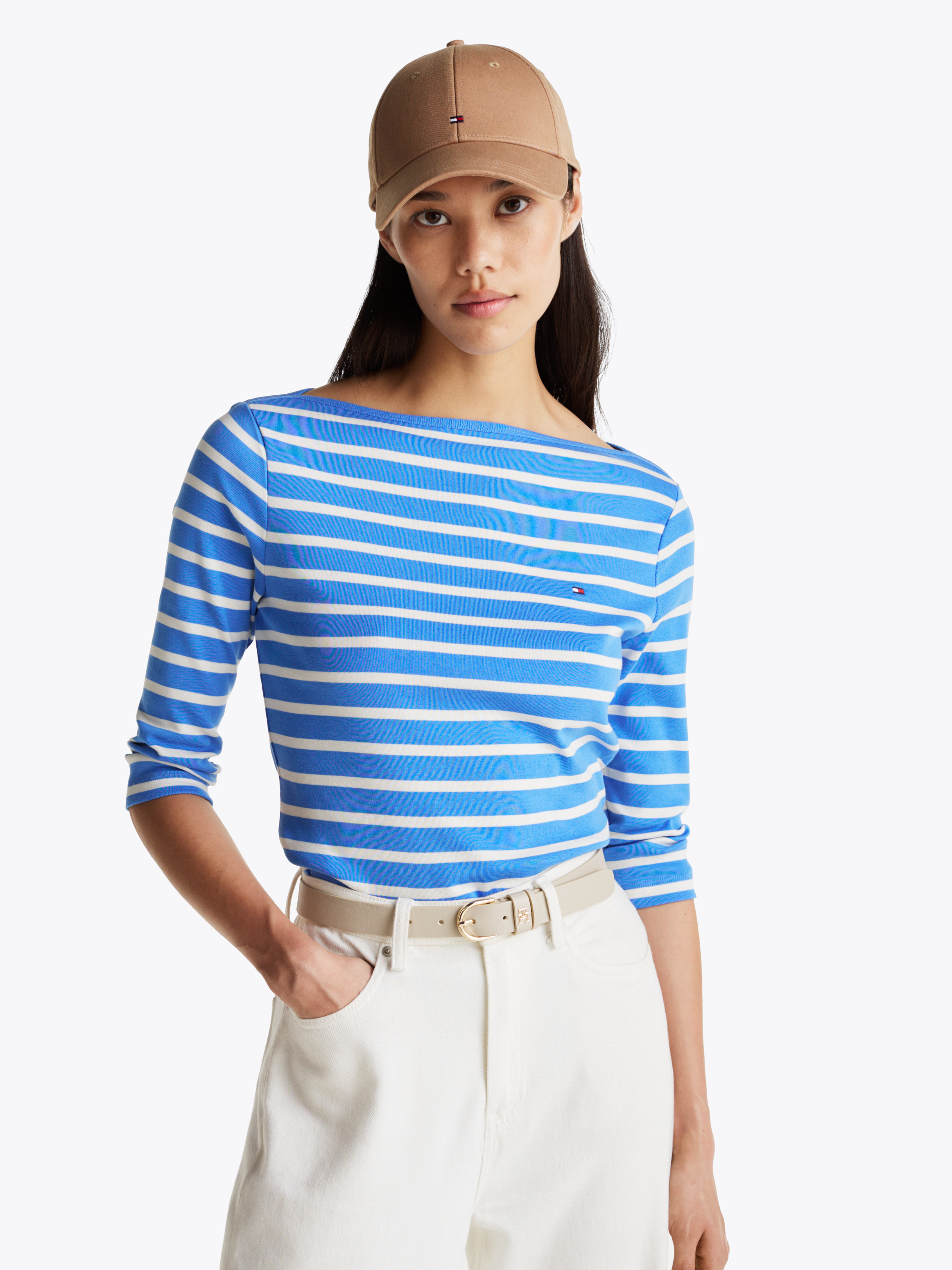 Cody Boat Neck T-Shirt | T-Shirts | Tommy Hilfiger