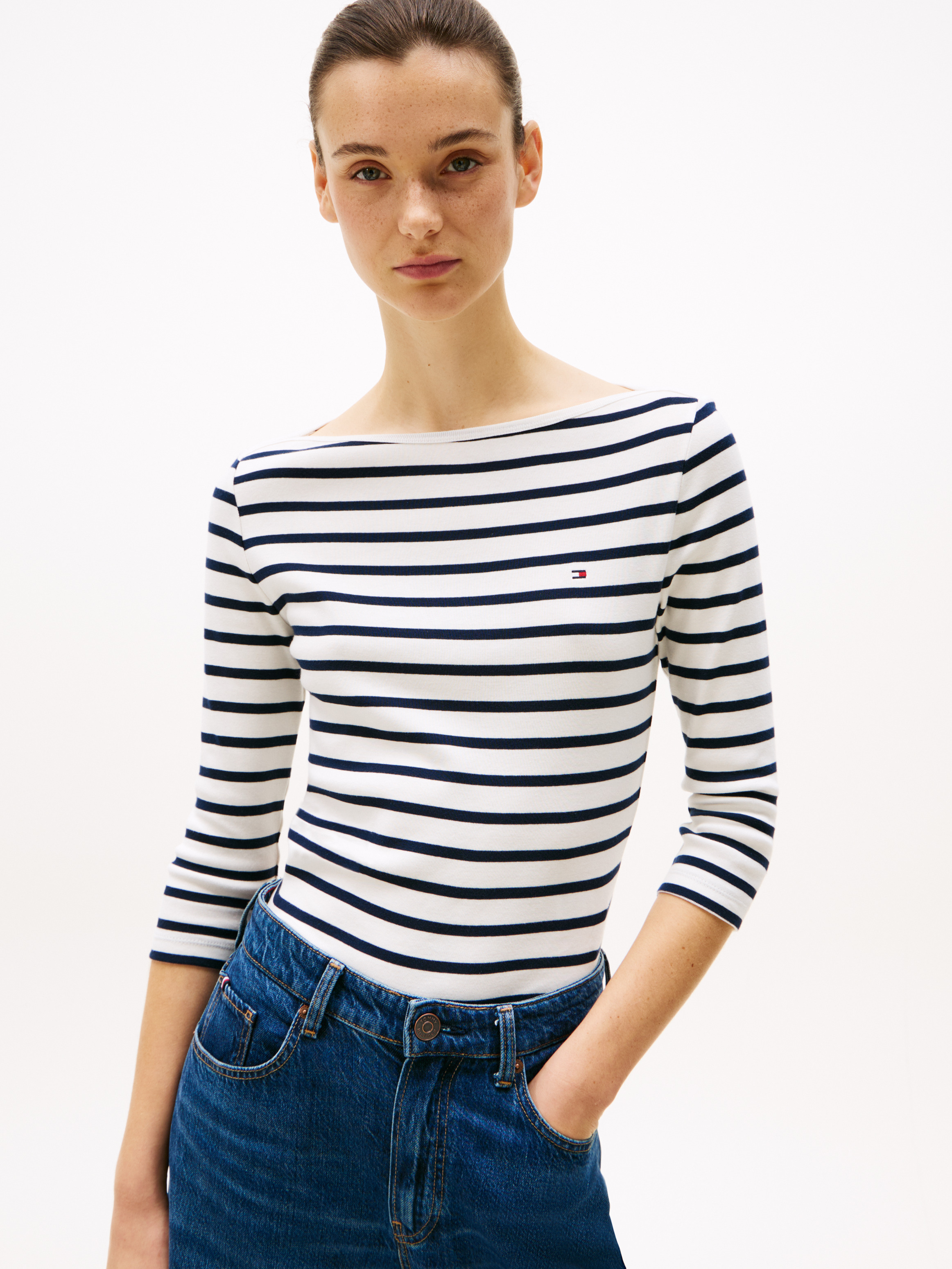 Cody Boat Neck T-Shirt | T-Shirts | Tommy Hilfiger