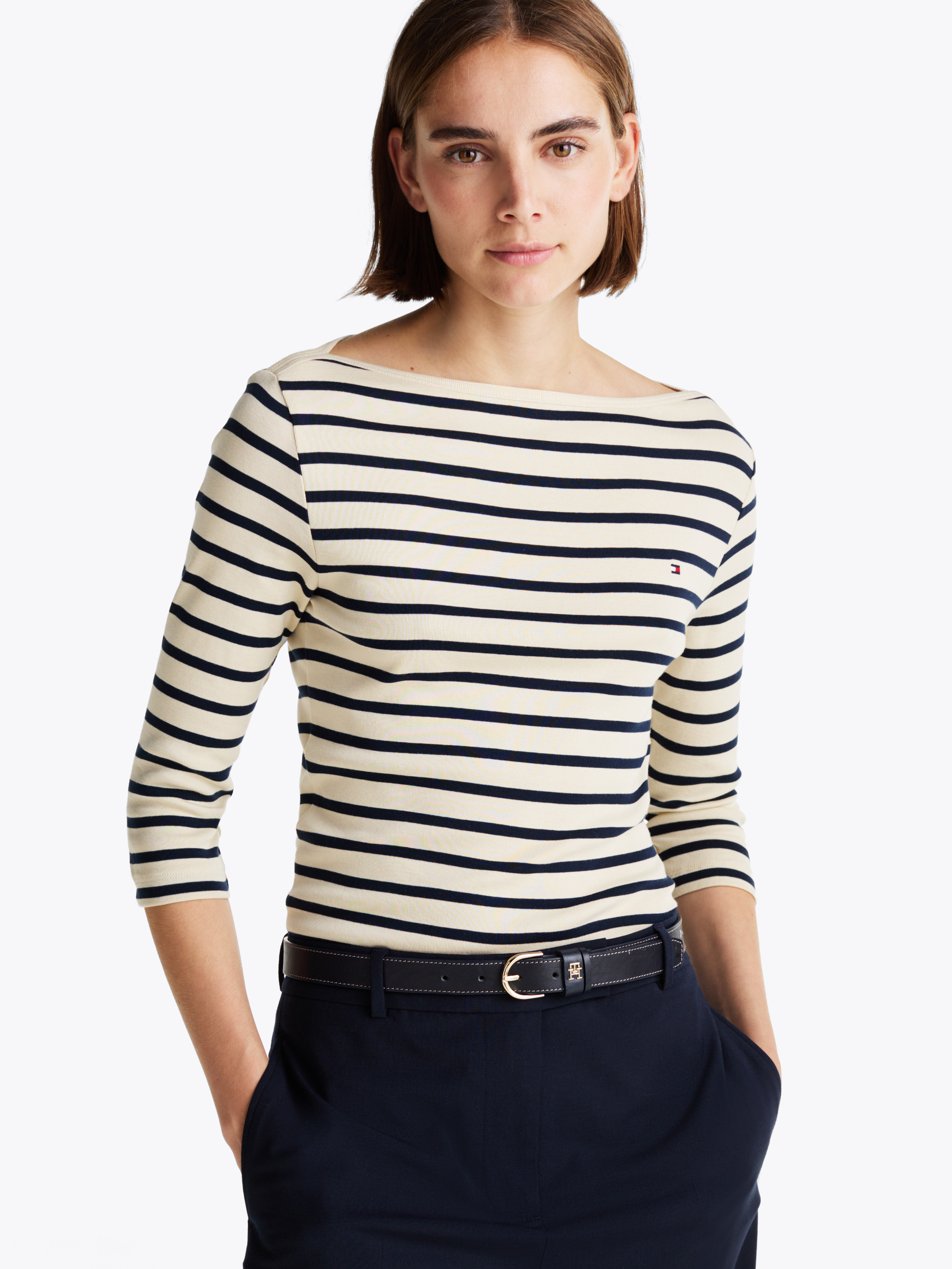 Cody Boat Neck T-Shirt | T-Shirts | Tommy Hilfiger