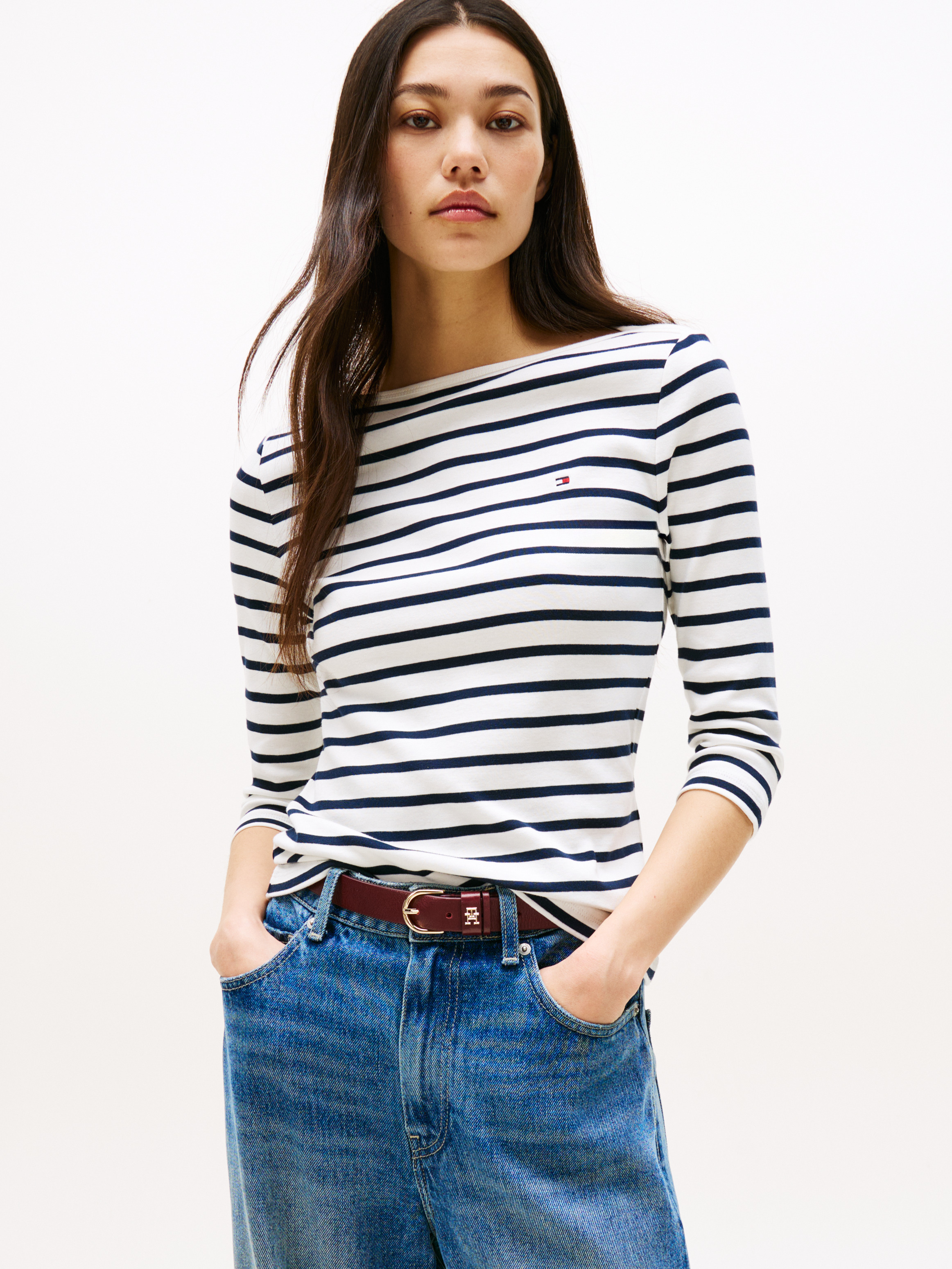 BRETON/ECRU/NAVY