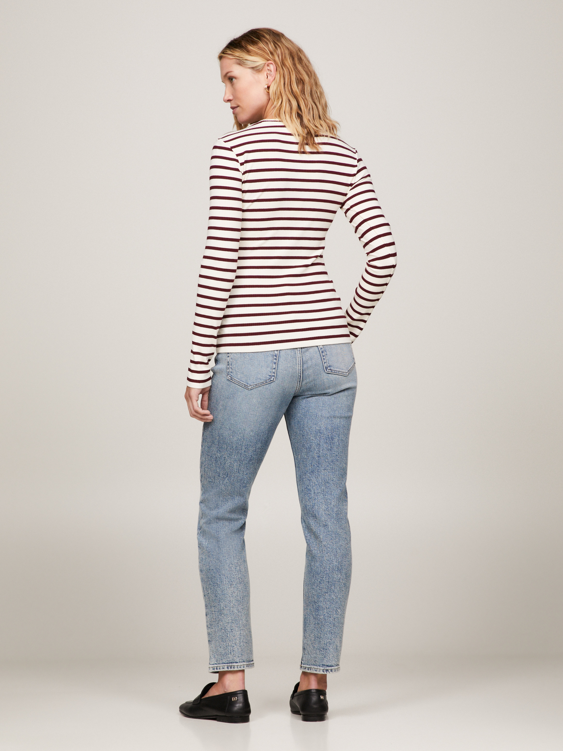 【 JEANS】 ★ Breton Stripe Long Sleeve ★ Regular Fit Saint James Meridian Moderne long-sleeve shirt | The