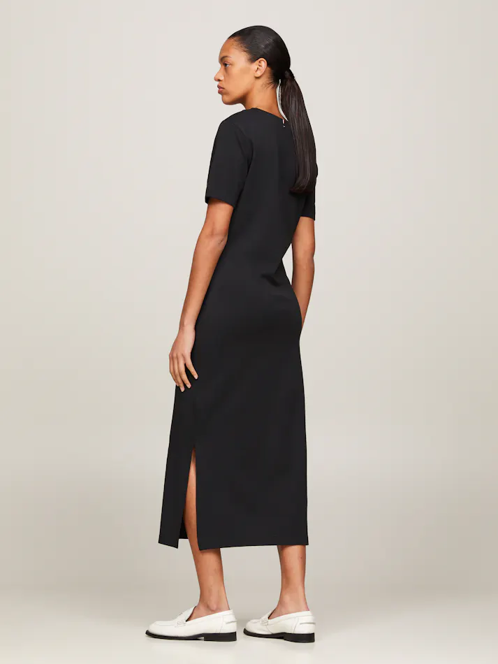 Slim Interlock T-Shirt Maxi Dress | Dresses & Jumpsuits | Tommy Hilfiger Slim Interlock T-Shirt Maxi Dress | Dresses & Jumpsuits | Tommy Hilfiger