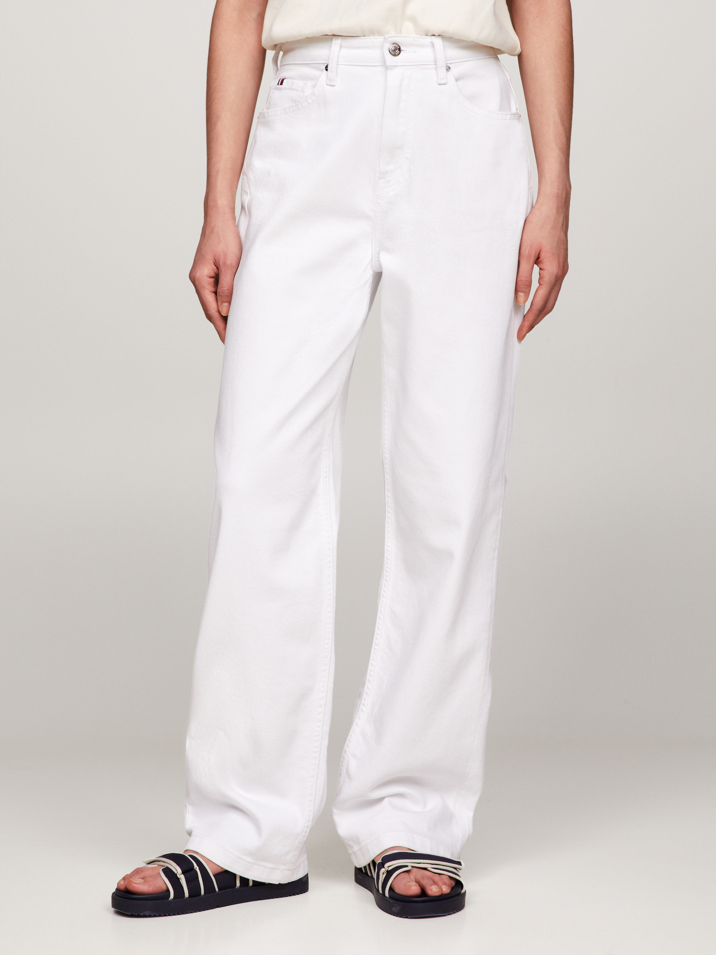 Womens white jeans sale top
