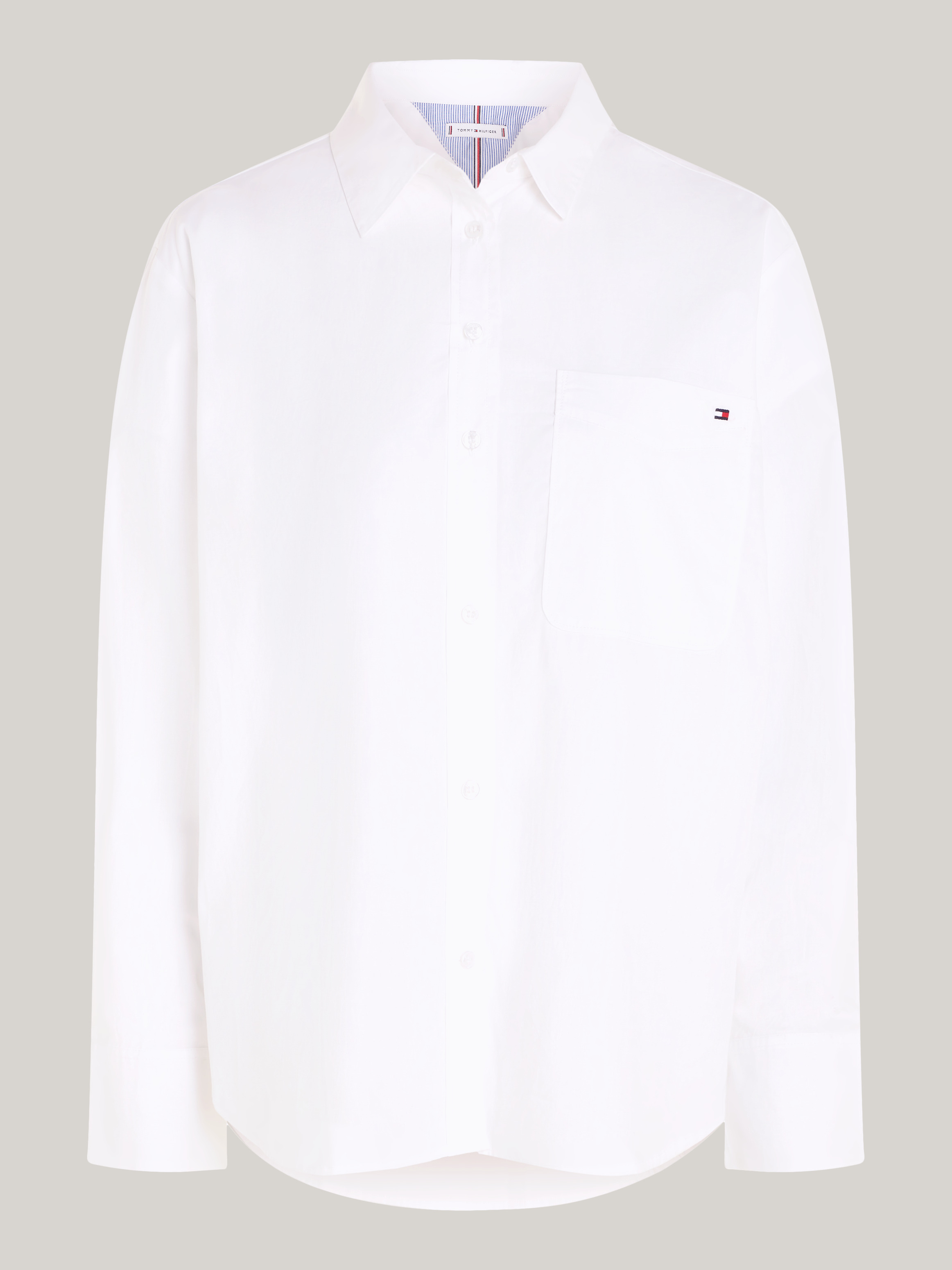 売れ筋商品|||トミー ヒルフィガー シャツ レディース トップス EASY FIT SHIRT - Button-down blouse - optic white Tommy Hilfiger EASY FIT SHIRT - Button-down blouse - optic