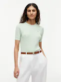 Cable Knit Short Sleeve Jumper