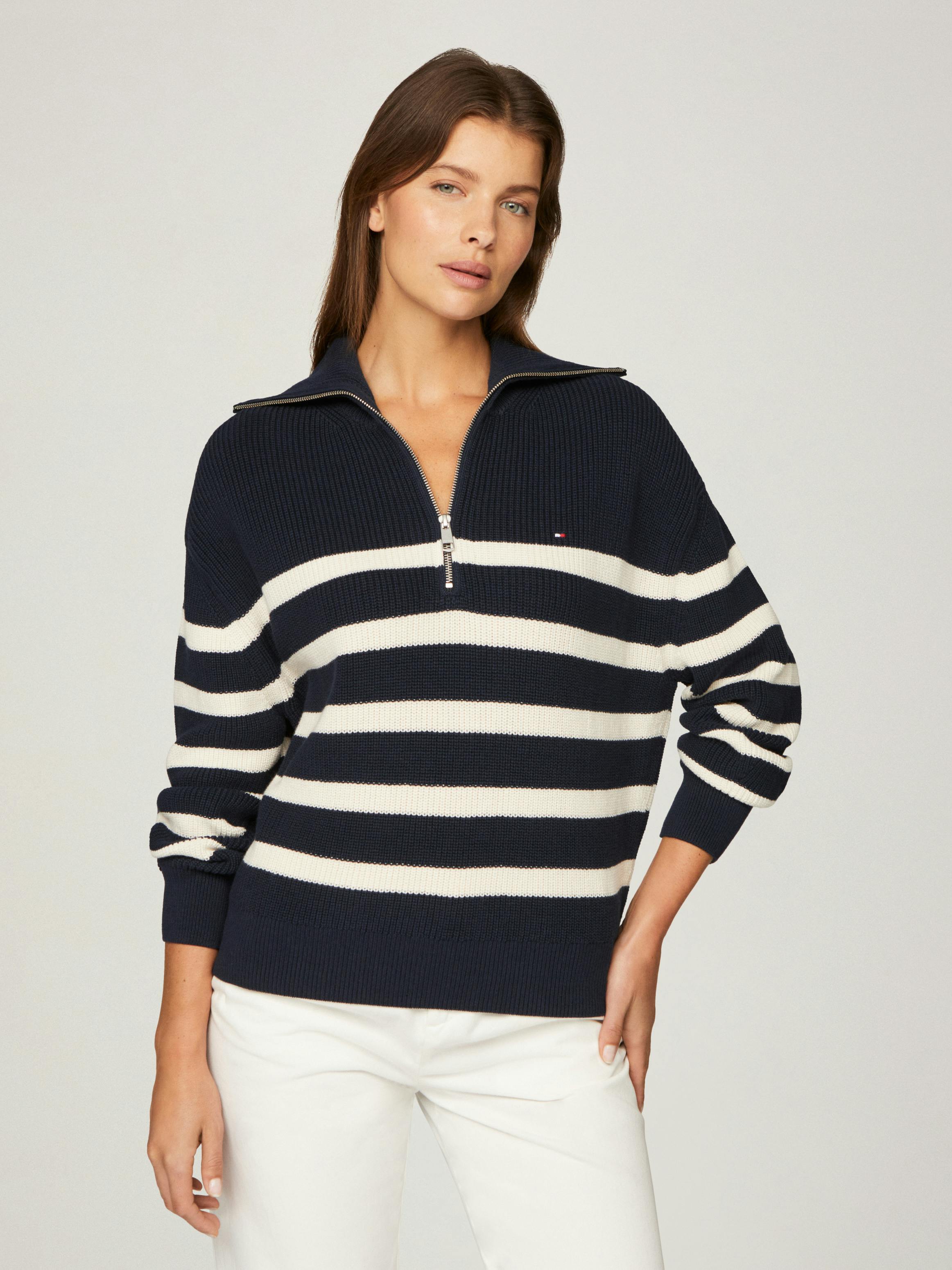 Half-Zip Cardigan Sweater Knitwear Tommy Hilfiger