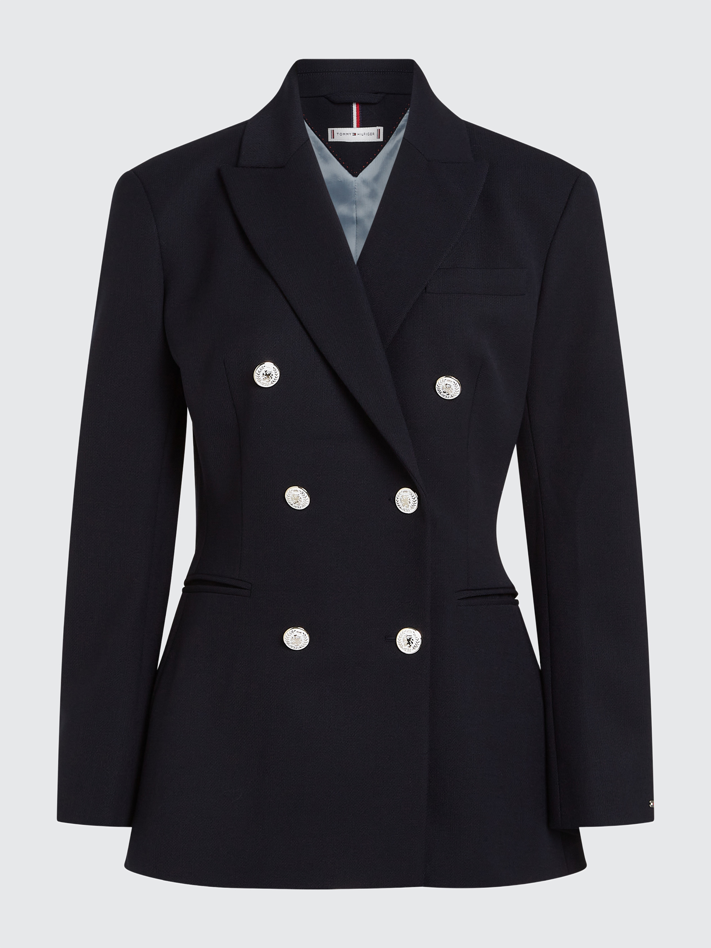 Fitted double-breasted blazer