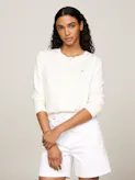 Jersey Crew Neck Cardigan