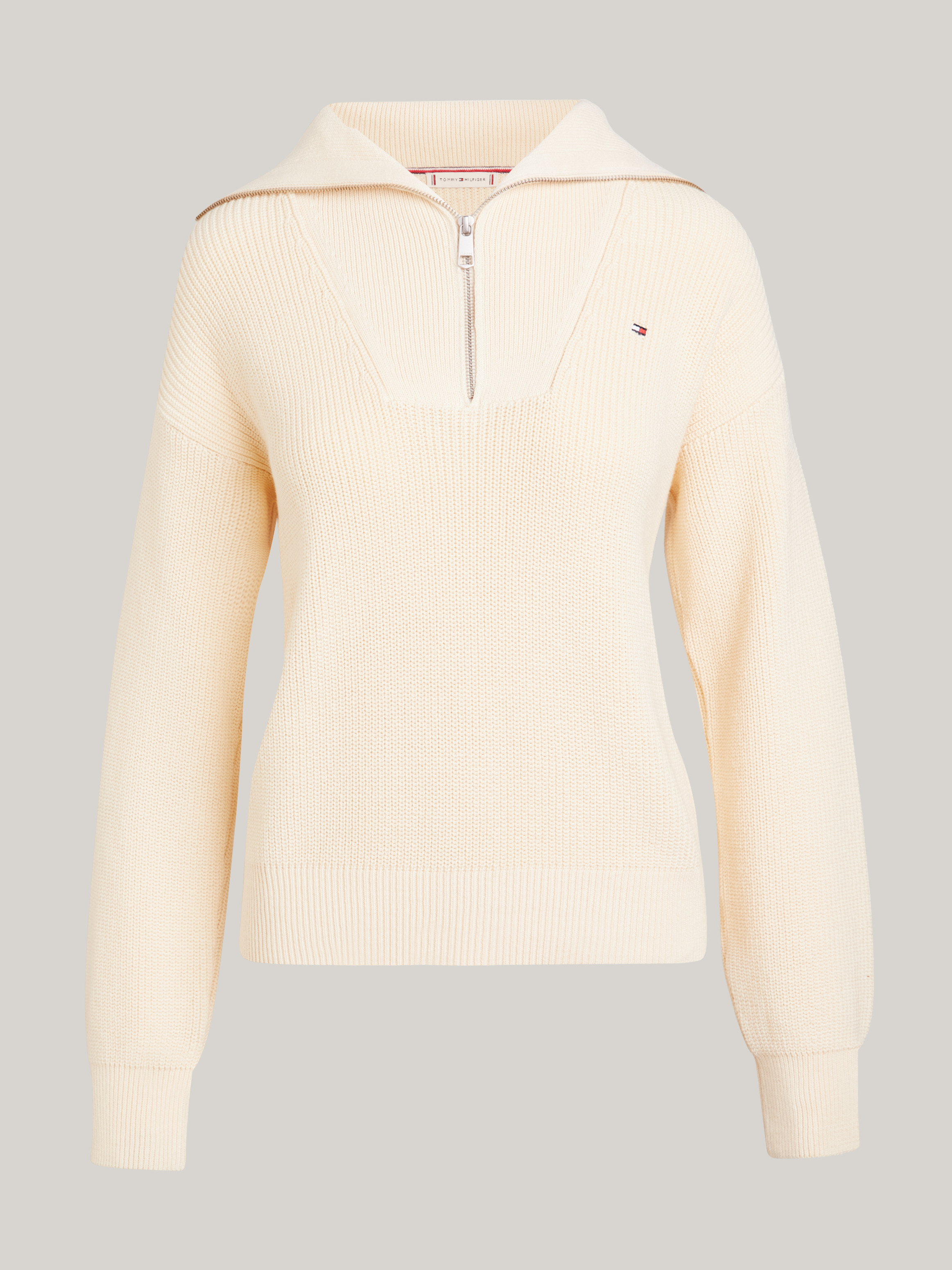 【MODERNIF】Yuo high neck half zip-up knit Sites-Gant-US-Site