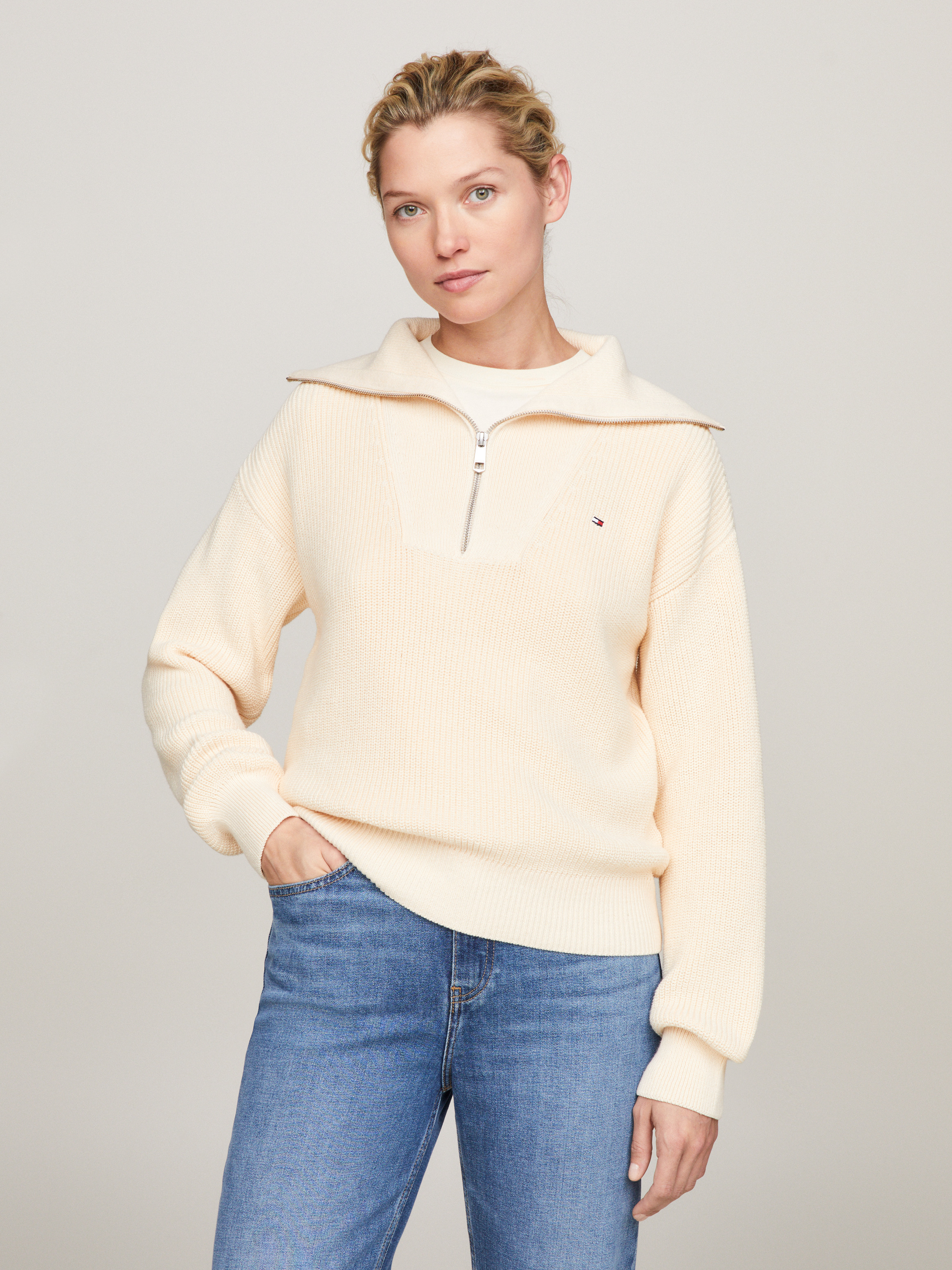 Tommy hilfiger zip jumper womens sale