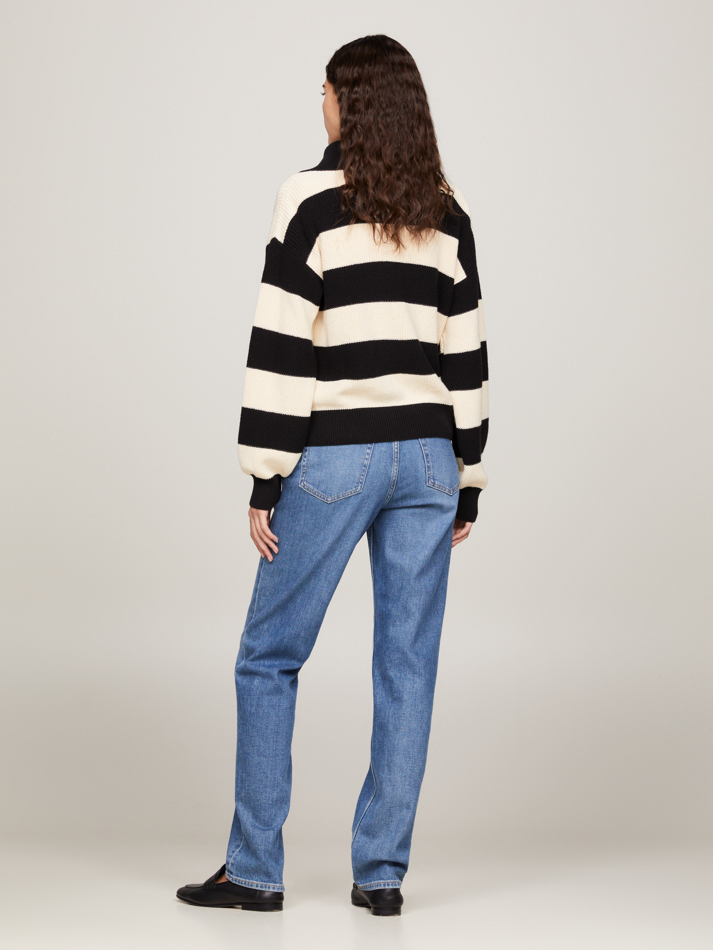 Cardigan Stitch Half-Zip Jumper | Knitwear | Tommy Hilfiger
