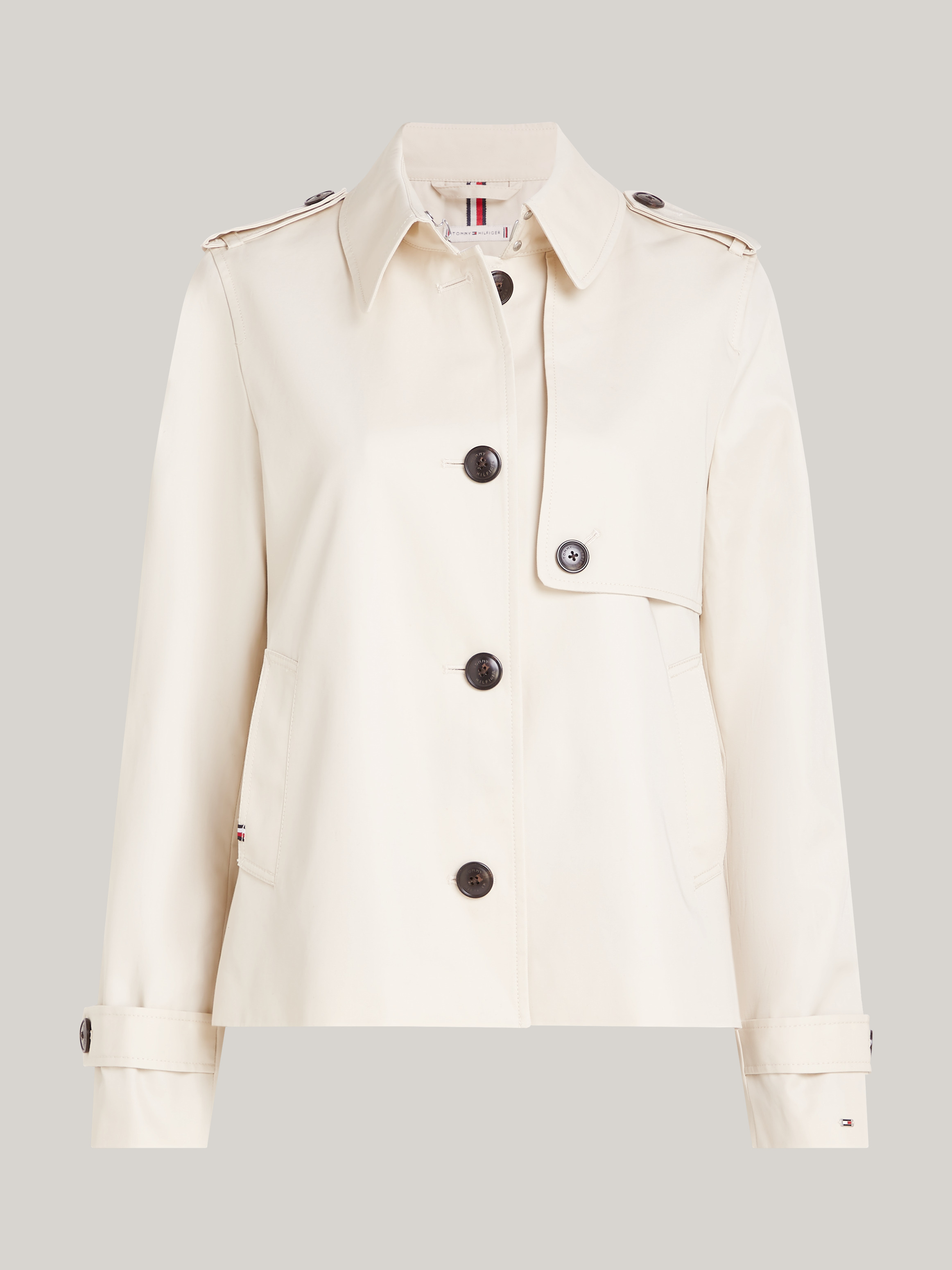 Single Breasted Short Trench Coat | Coats & Jackets | Tommy