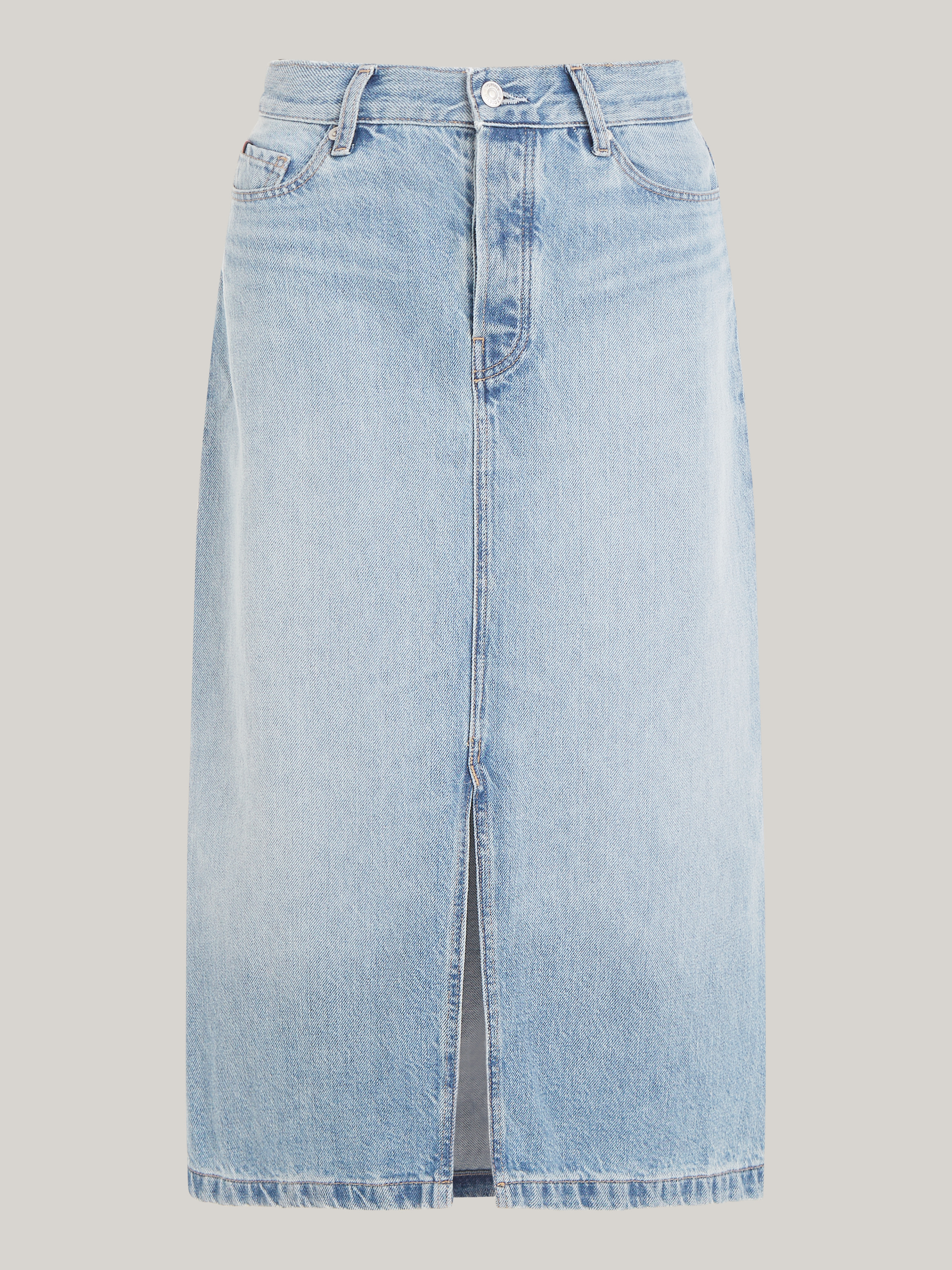 ★RAIVE★ Denim Midi Skirt in Blue VJ3SS10222 JW Anderson Cargo Midi Denim Skirt - Blue – The Frankie Shop