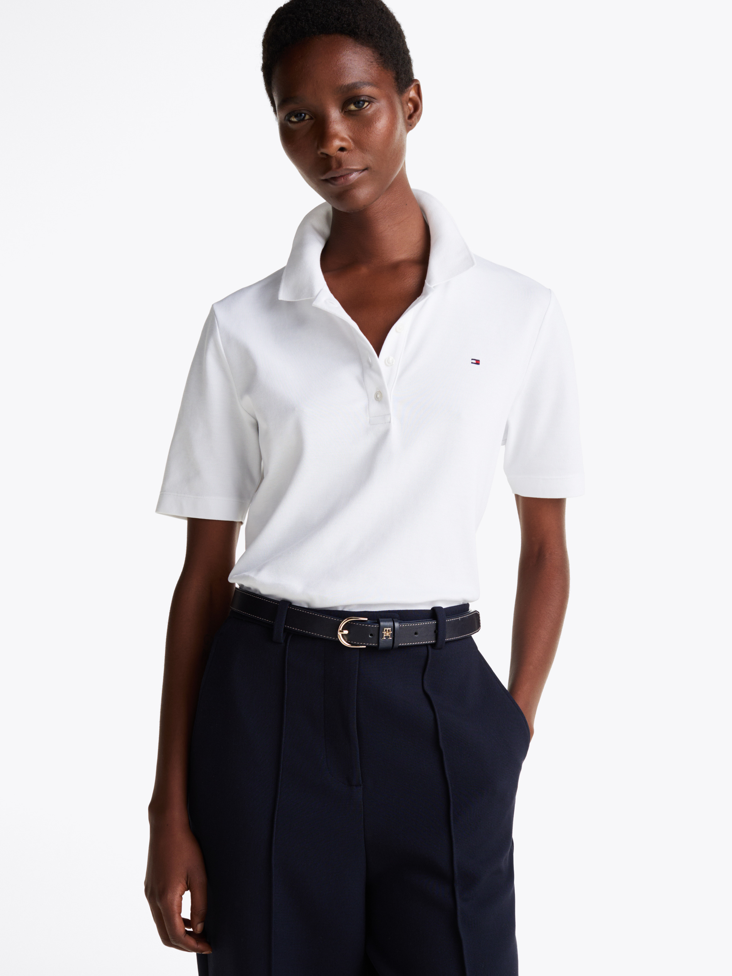 ★★ ★★ 1985 Regular Pique Shirt T12F1TKT07CM 1985 Regular Pique Stripe Polo | Polo Shirts | Tommy Hilfiger