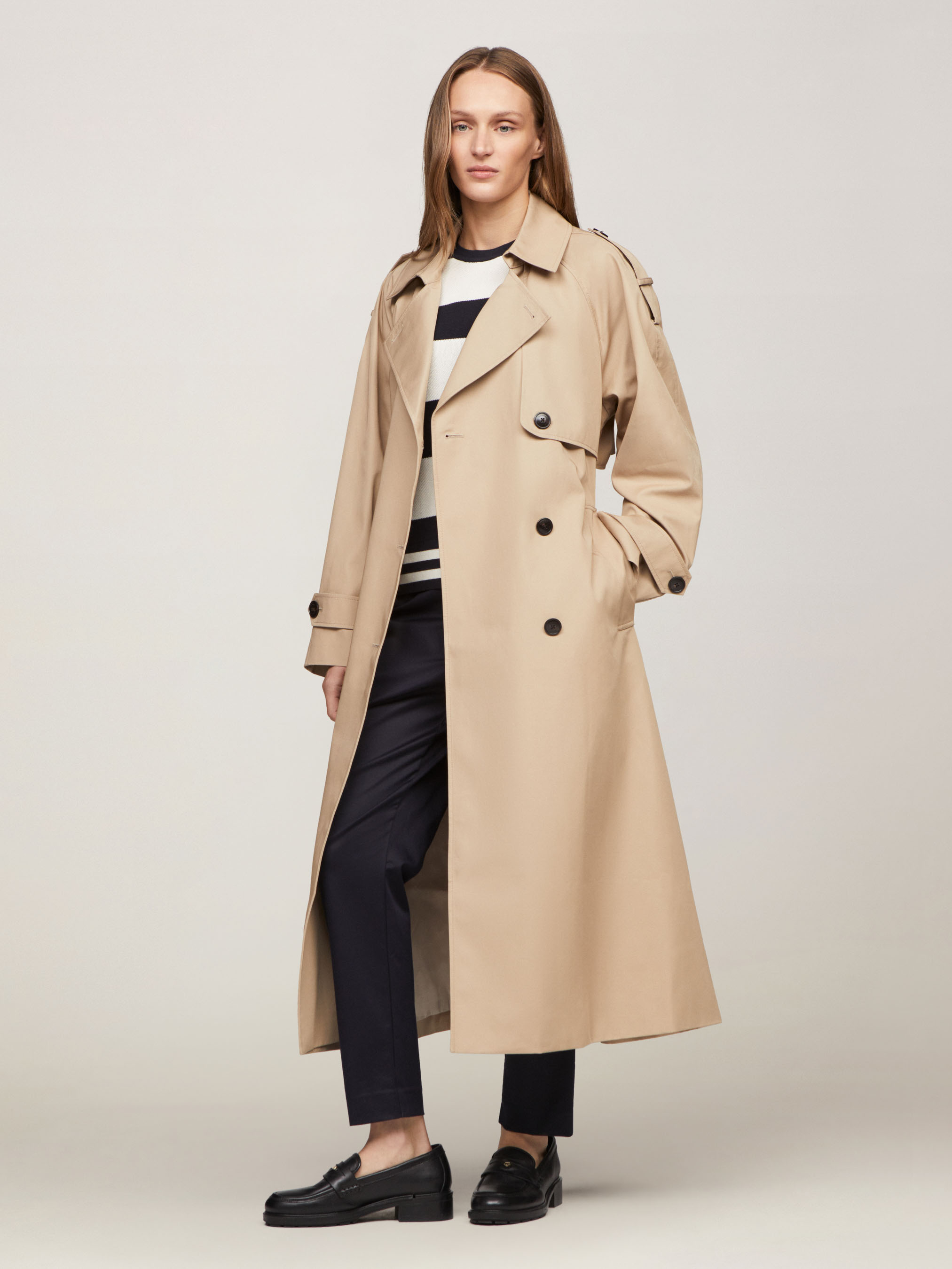 Essential Oversized Trench | Coats & Jackets | Tommy Hilfiger