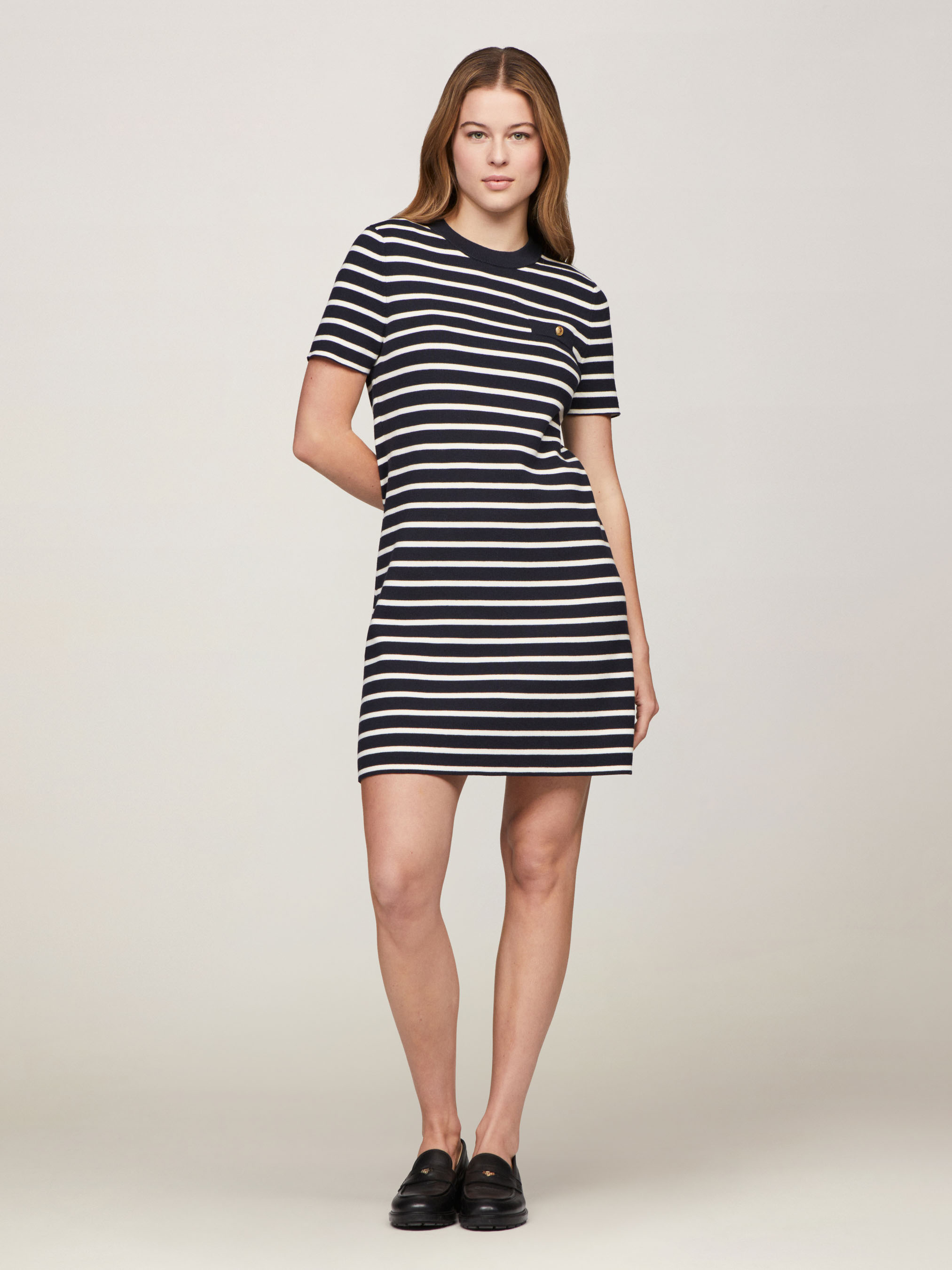 Mini Stripe Shift Dress Dresses Tommy Hilfiger