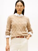 Pure Wool Cable Knit Jumper