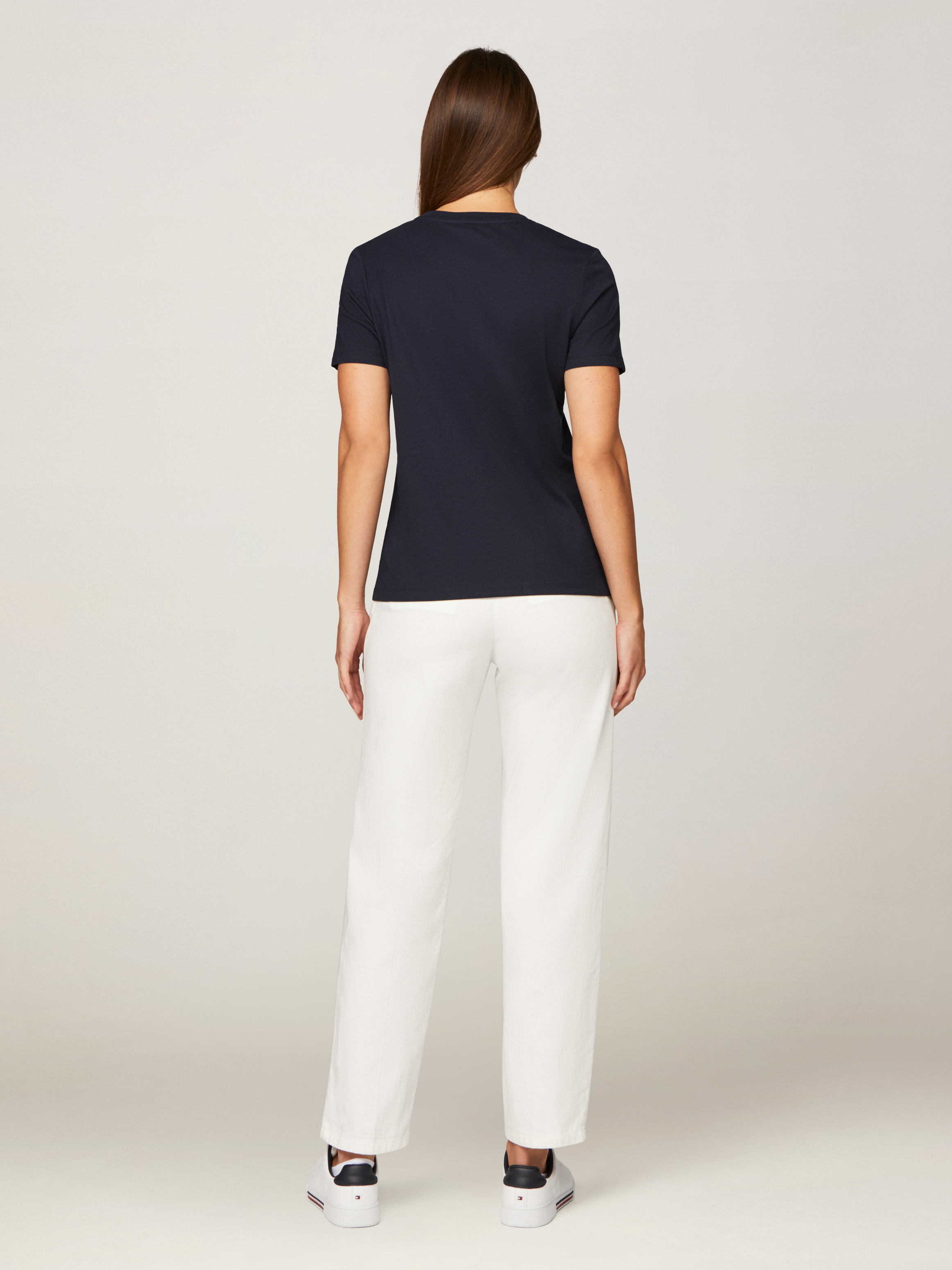 Regular Script Crew Neck T-Shirt | T-Shirts | Tommy Hilfiger