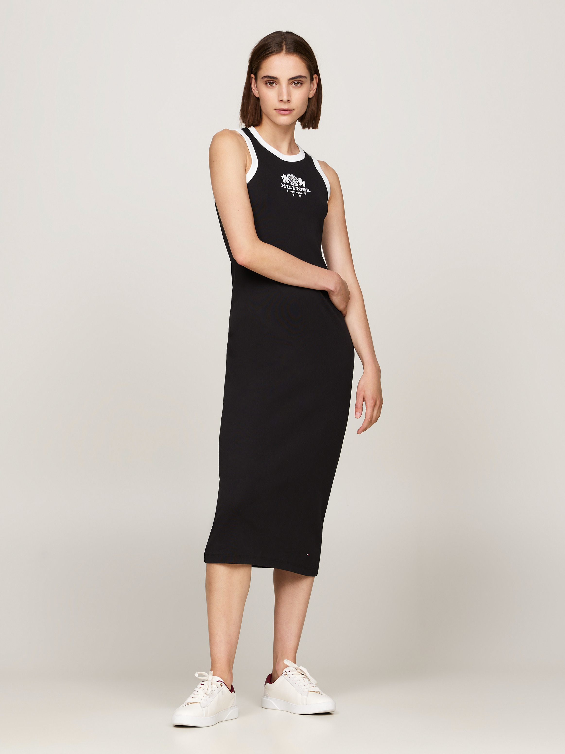 Rib midi dress 2025