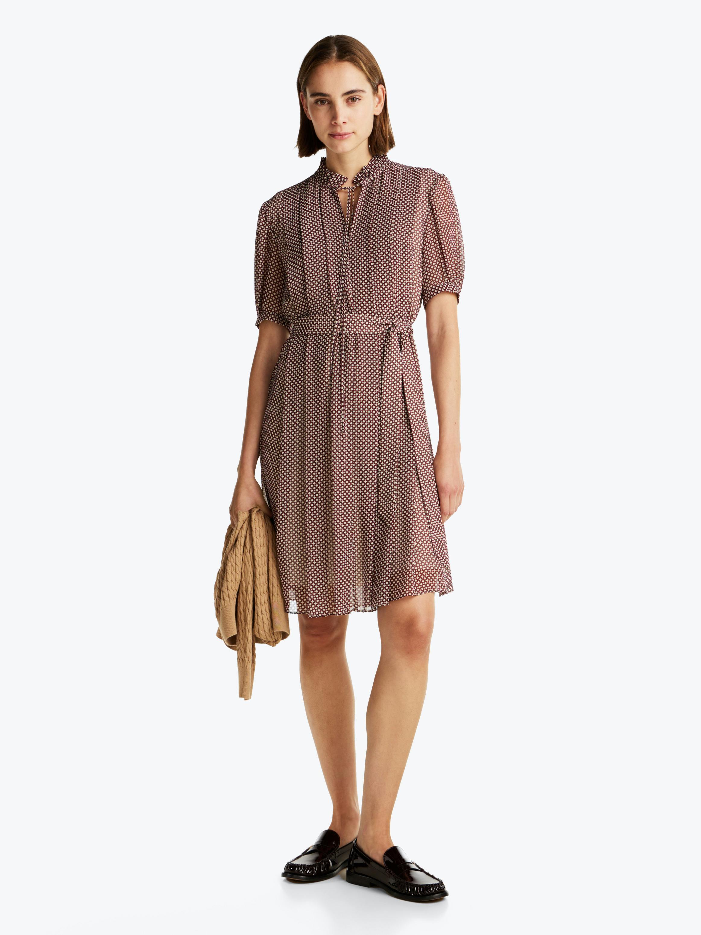 pleated fit and flare dress pattern Tail to Tell Pleated Fit & Flare Dress Scurry Along / 3X