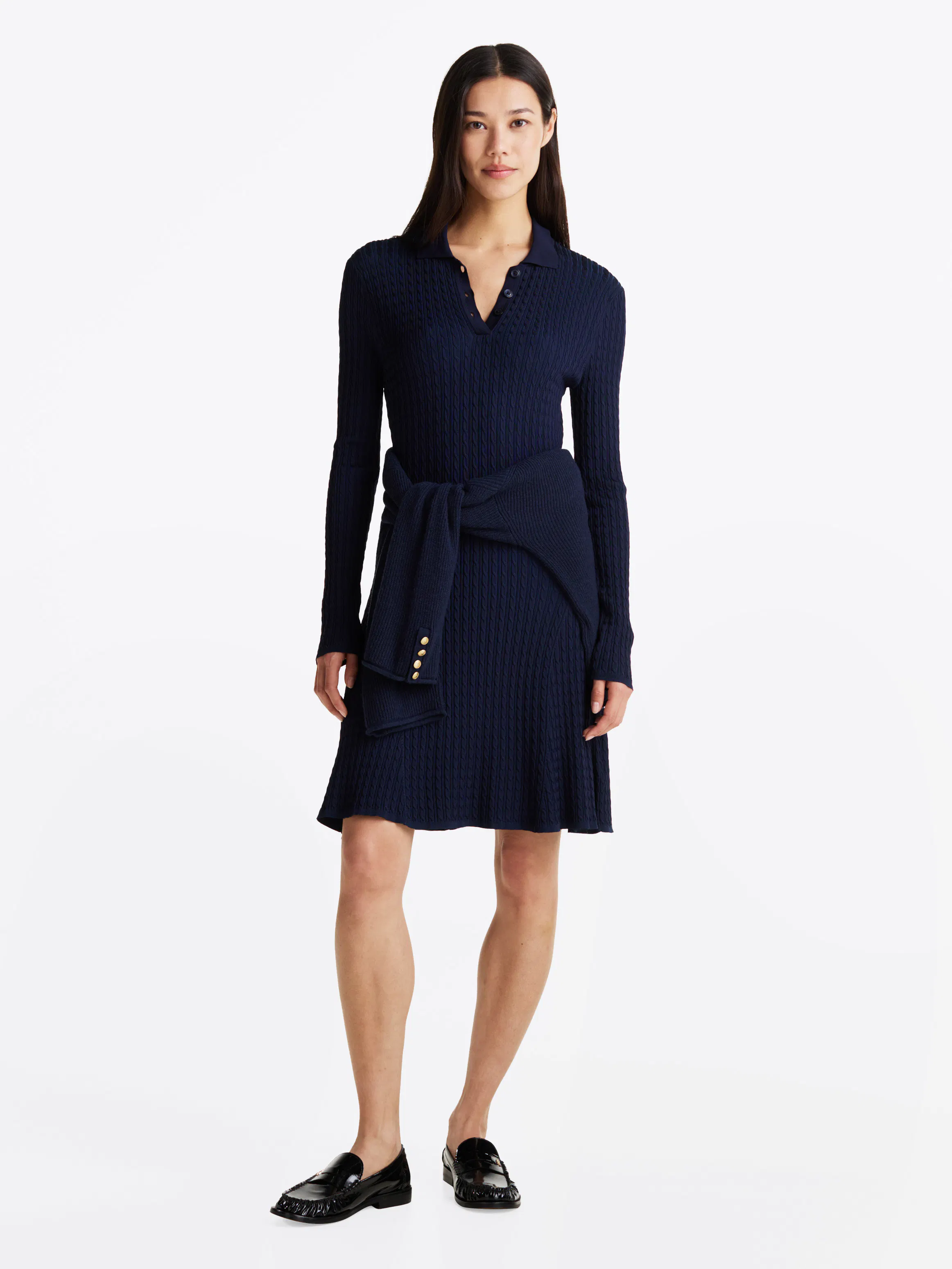 Cable Knit Mini Jumper Dress | Dresses | Tommy Hilfiger Cable Knit Mini Jumper Dress | Dresses | Tommy Hilfiger