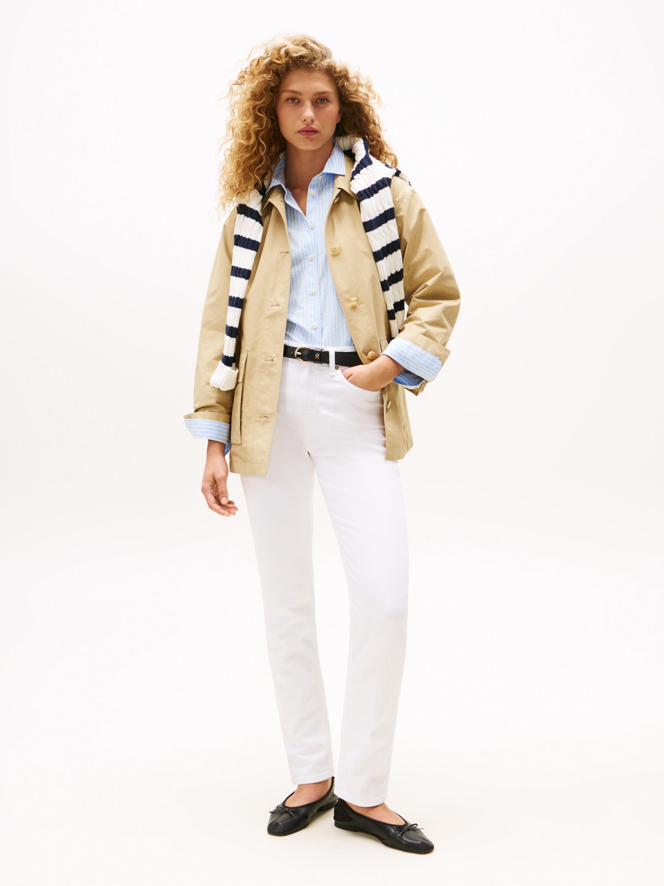 Water Repellent Belted Field Jacket | Coats & Jackets | Tommy Hilfiger