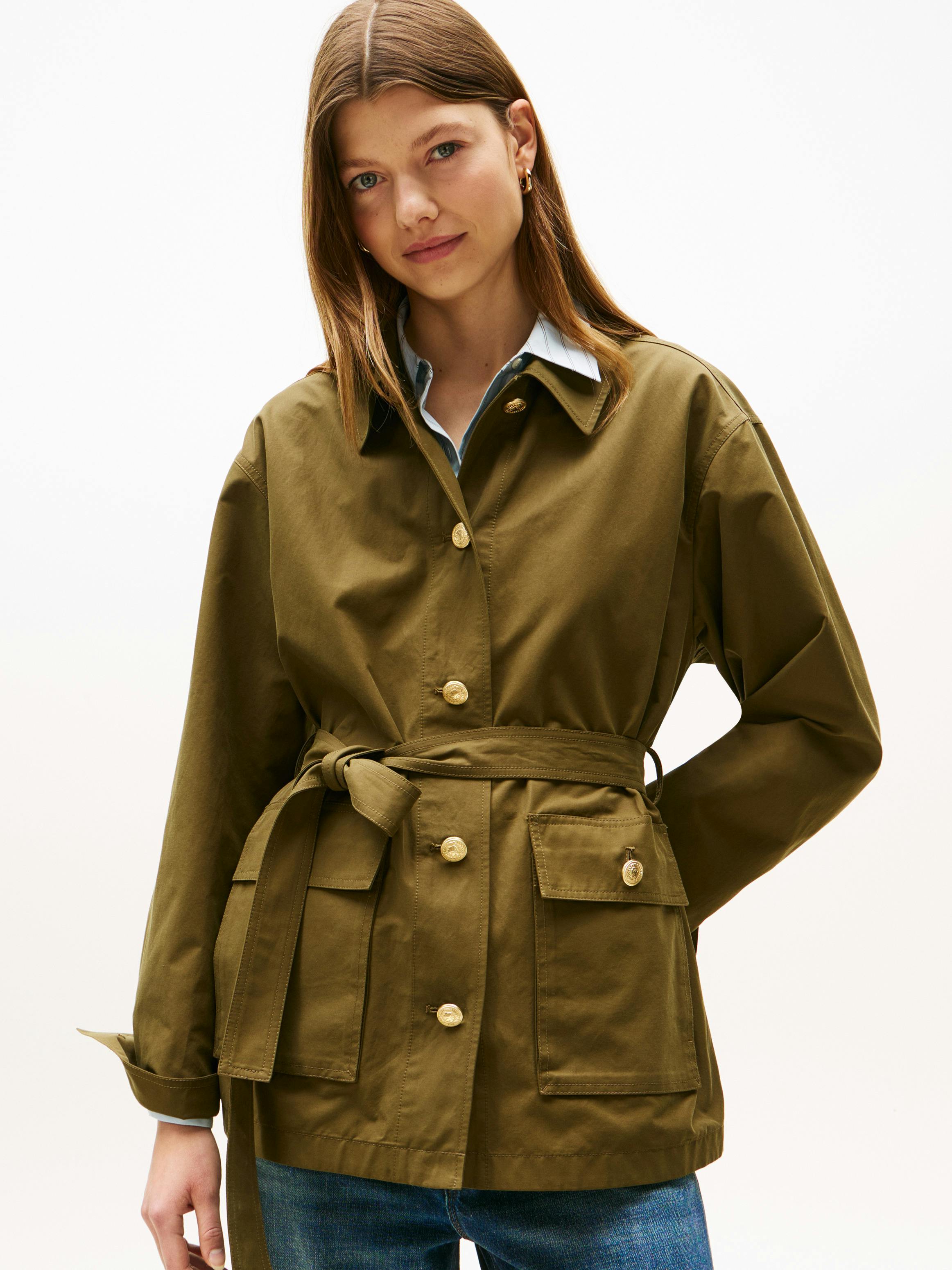 Olive Jackets Montecarlo Jacket Price Water Repellent Belted Field