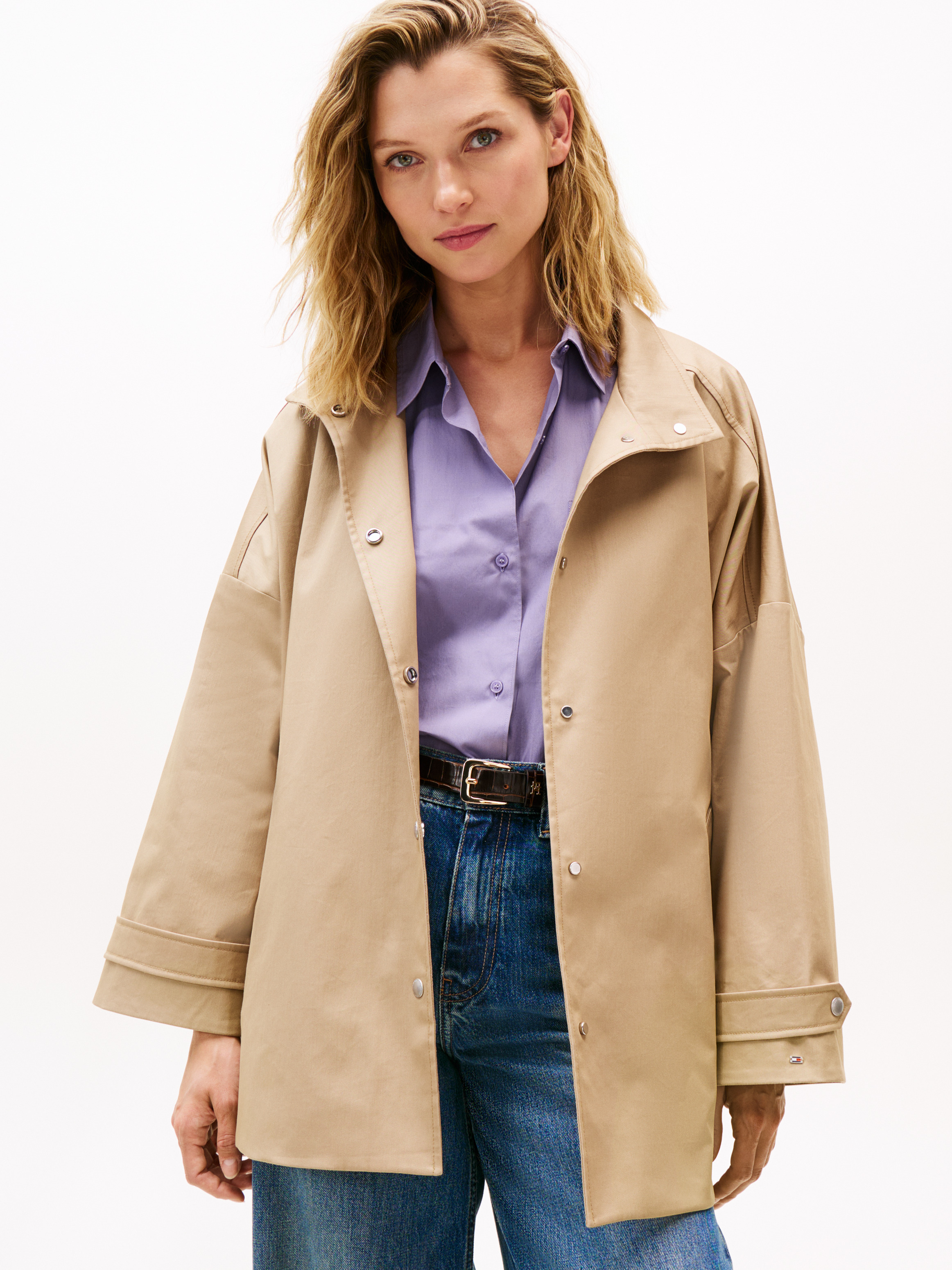 Water Repellent Oversized Car Coat