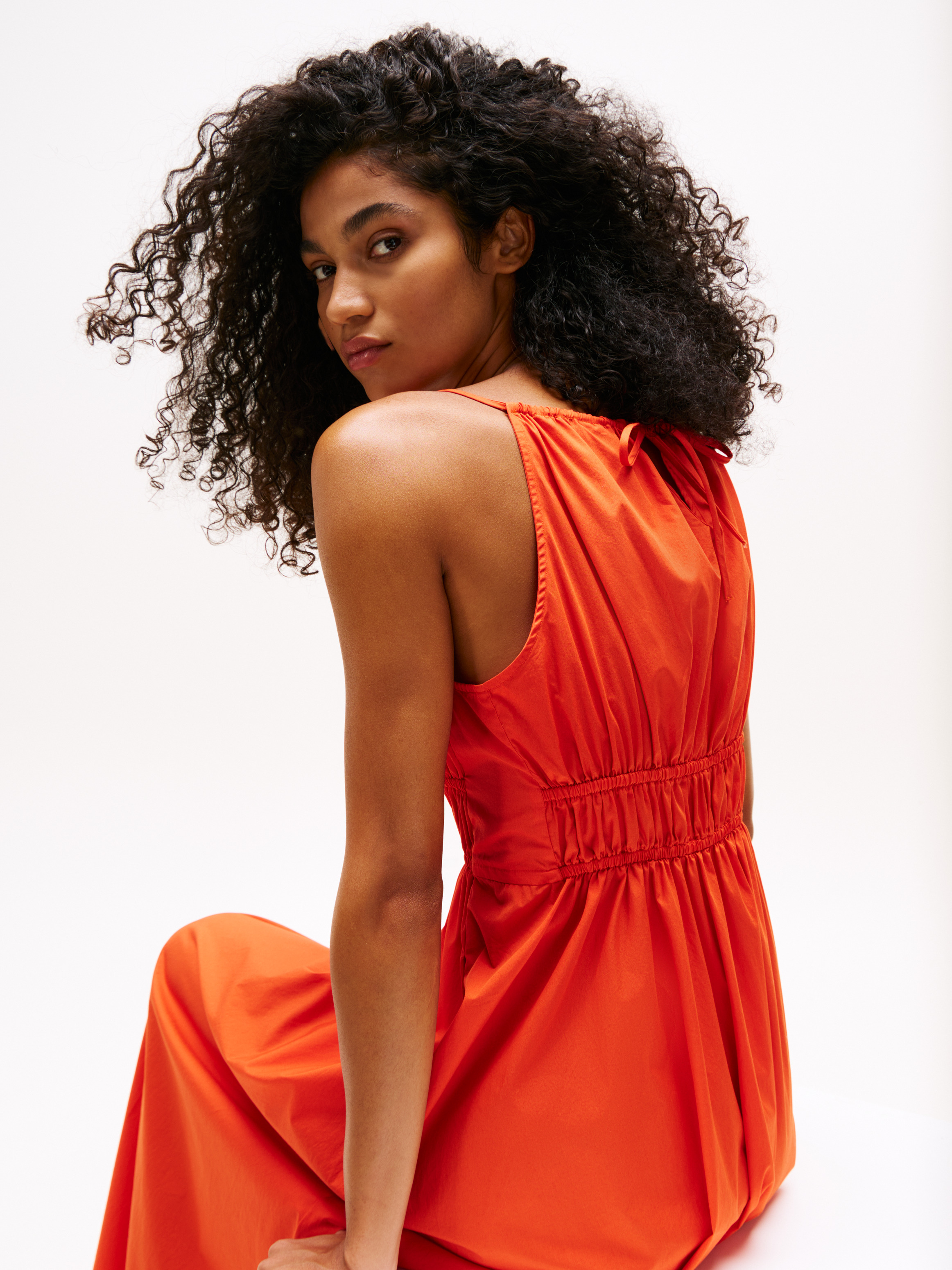 Smock Scoop Neck Maxi Dress | Dresses | Tommy Hilfiger