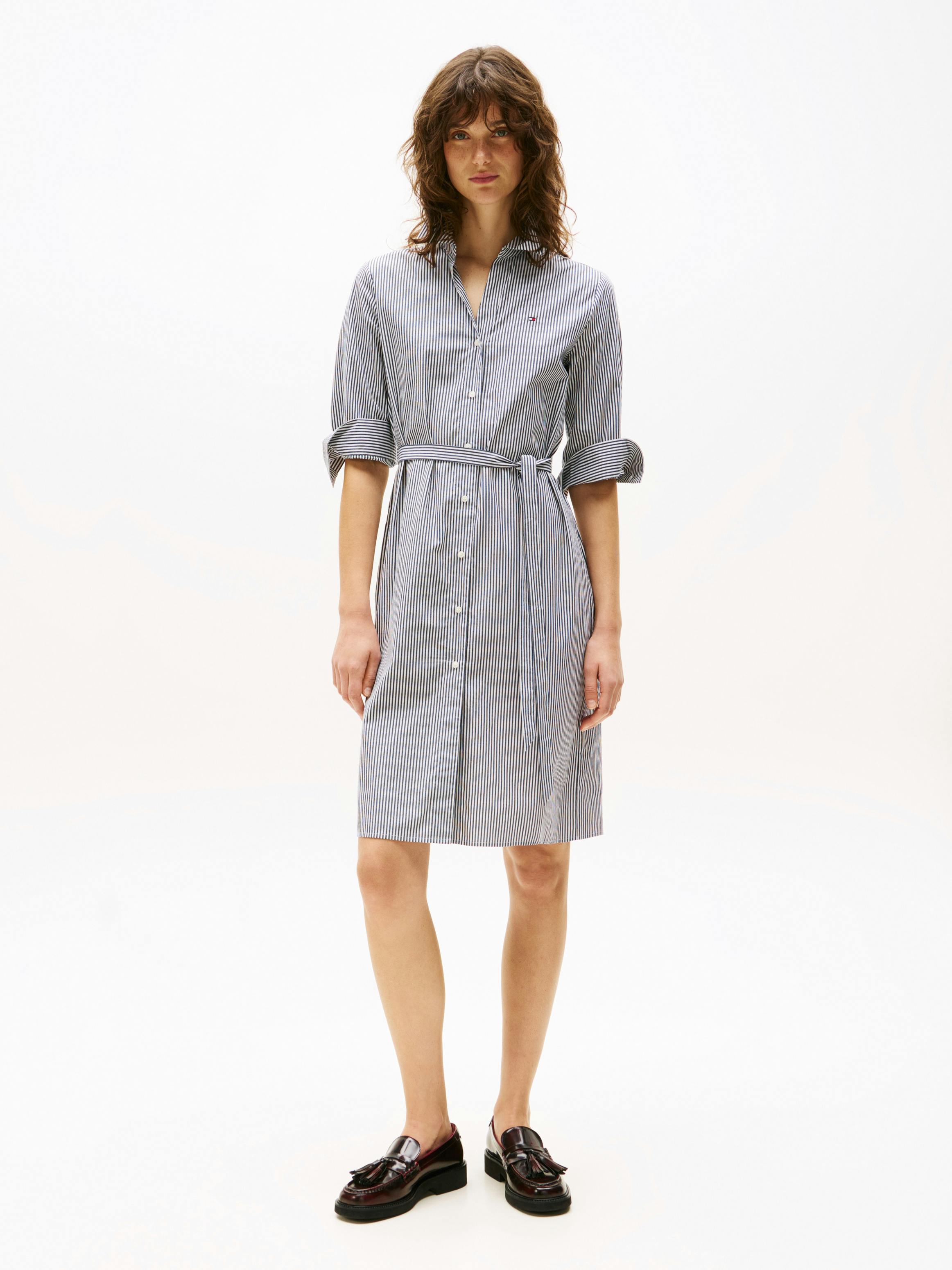 3/4 Sleeve Shirt Dress | Dresses | Tommy Hilfiger 3/4 Sleeve Shirt Dress | Dresses | Tommy Hilfiger