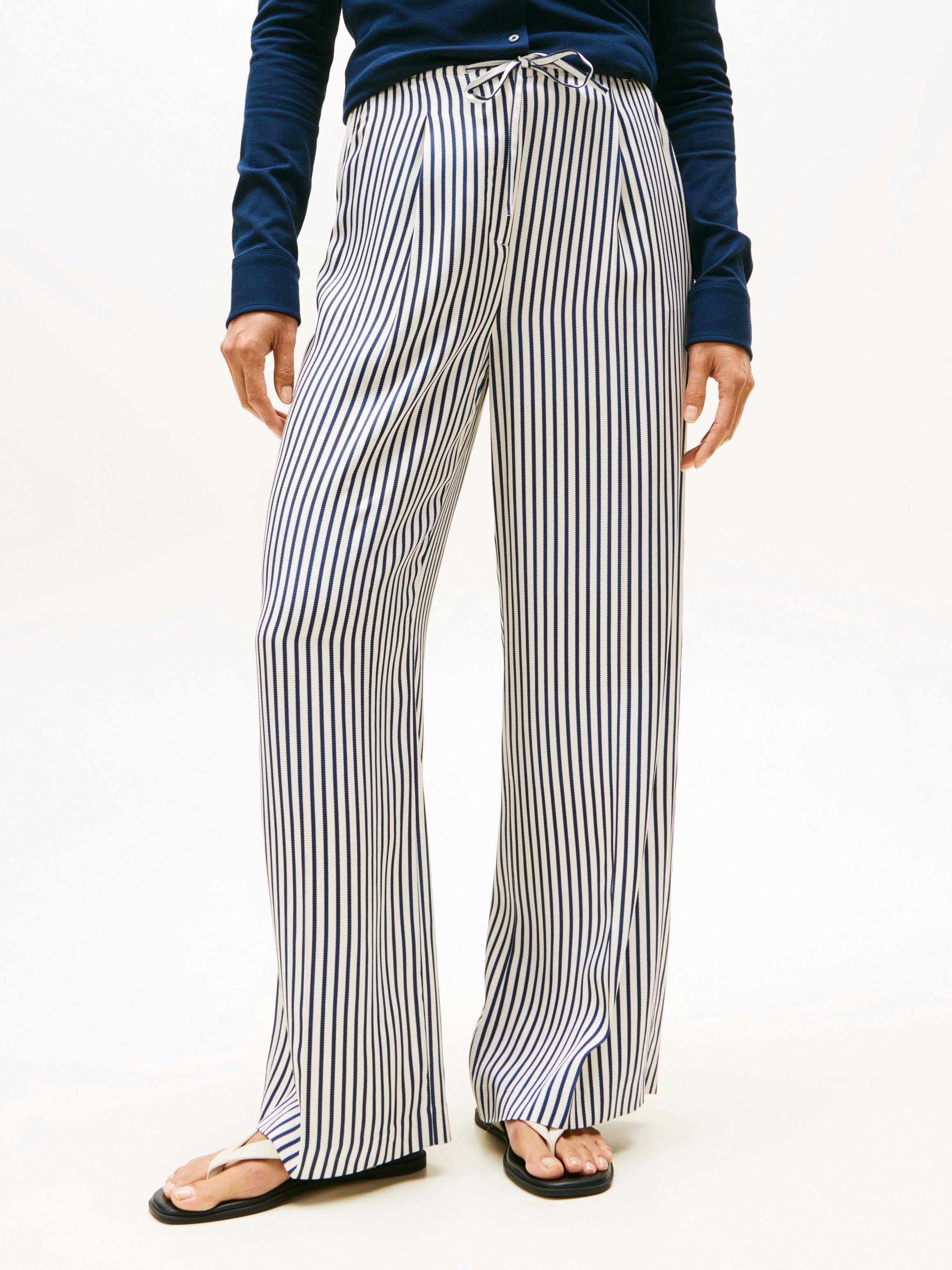 Twill Wide Leg Pant - Main Image