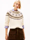Fair Isle Relaxed Soft Wool Jumper
