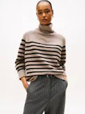 Relaxed Turtleneck Jumper With Cashmere