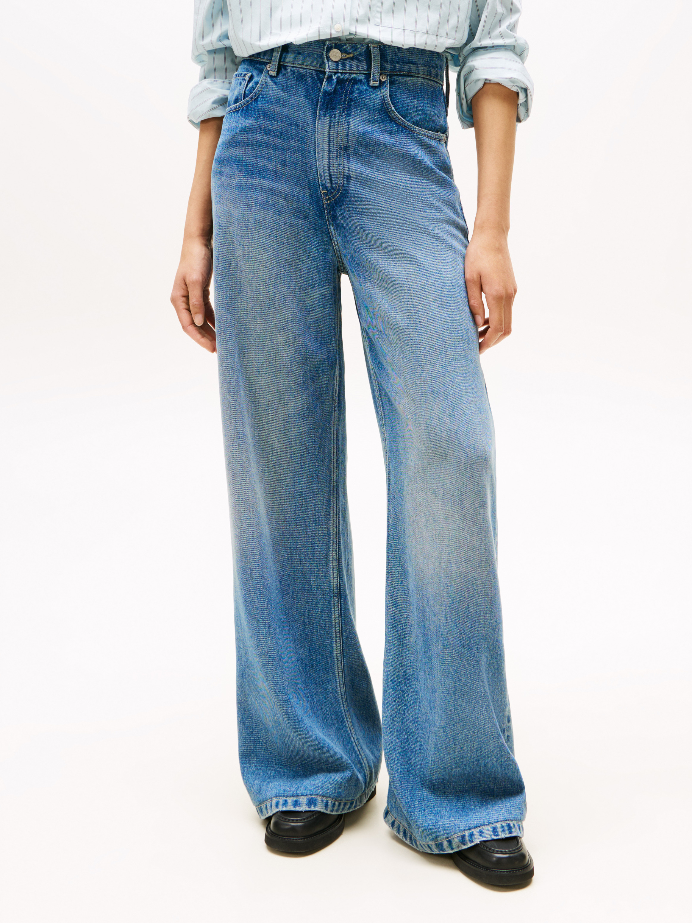 High Rise Wide Leg Jeans