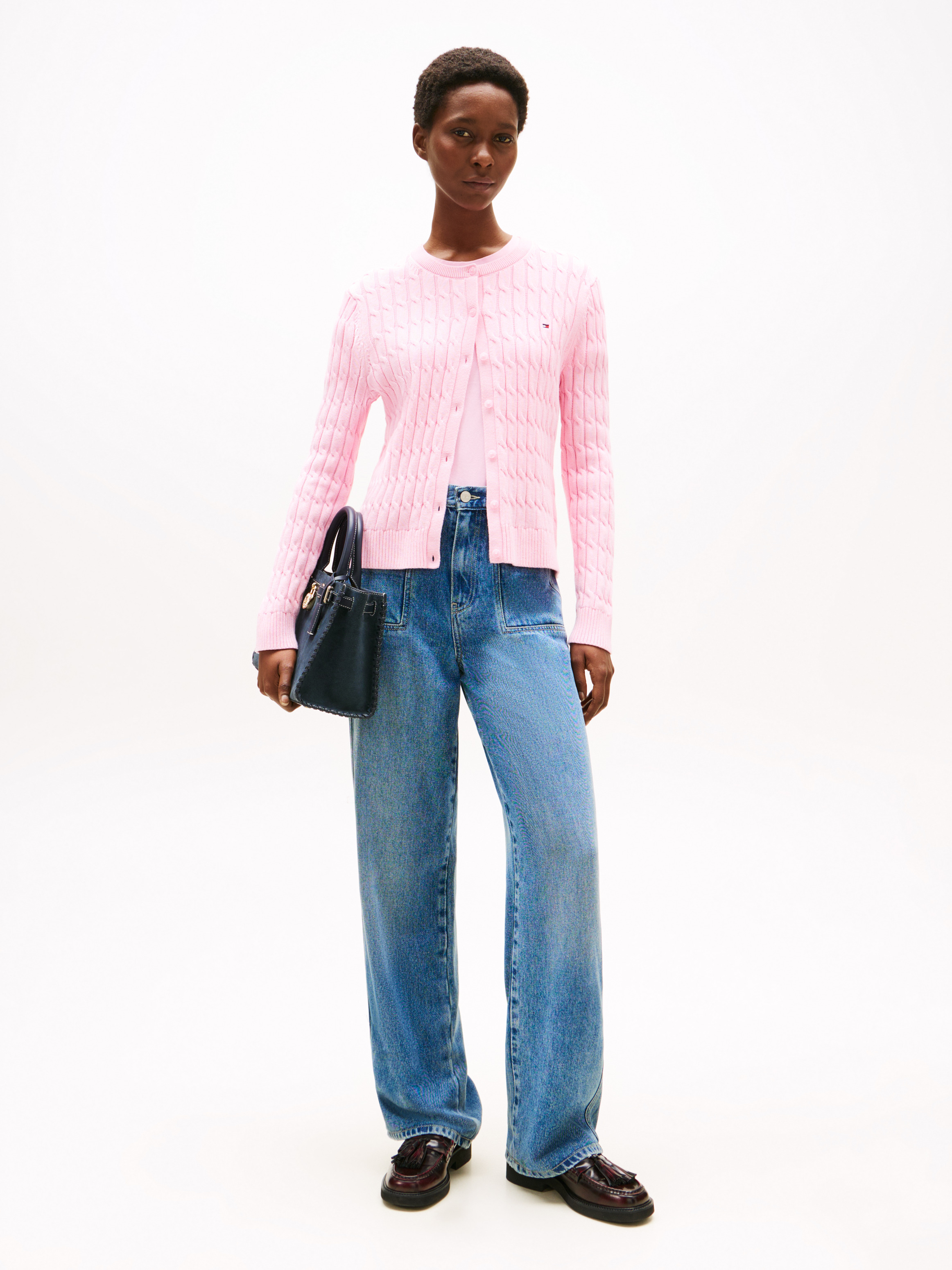 Cable Knit Cardigan | Knitwear | Tommy Hilfiger