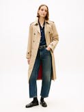 Double Breasted Belted Trench Coat