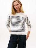 Jersey Gold-Tone Button Jumper
