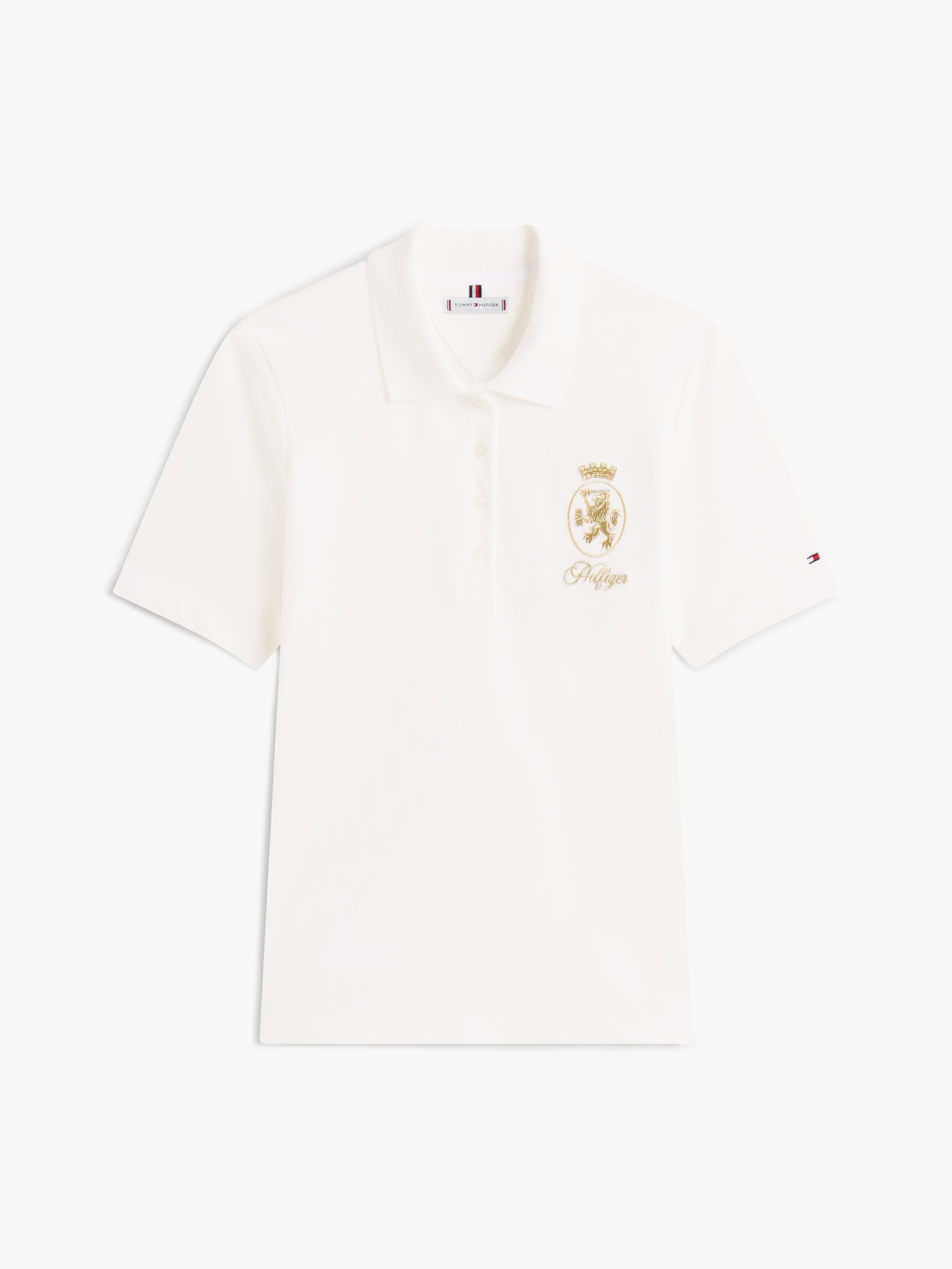 Crest Embroidery Regular Fit Polo Shirt | Polo Shirts | Tommy Hilfiger