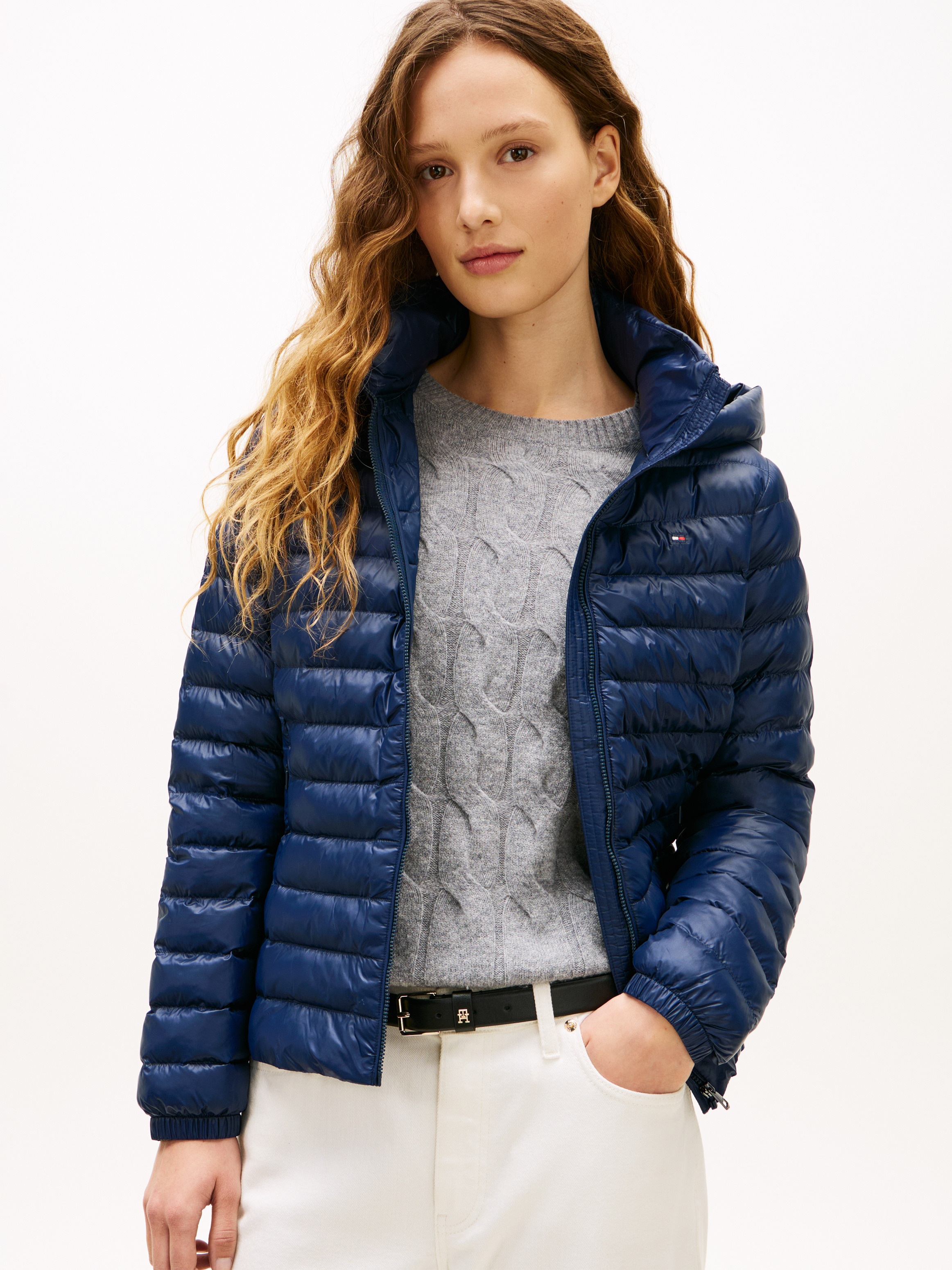 Water Repellent Padded Packable Slim Jacket