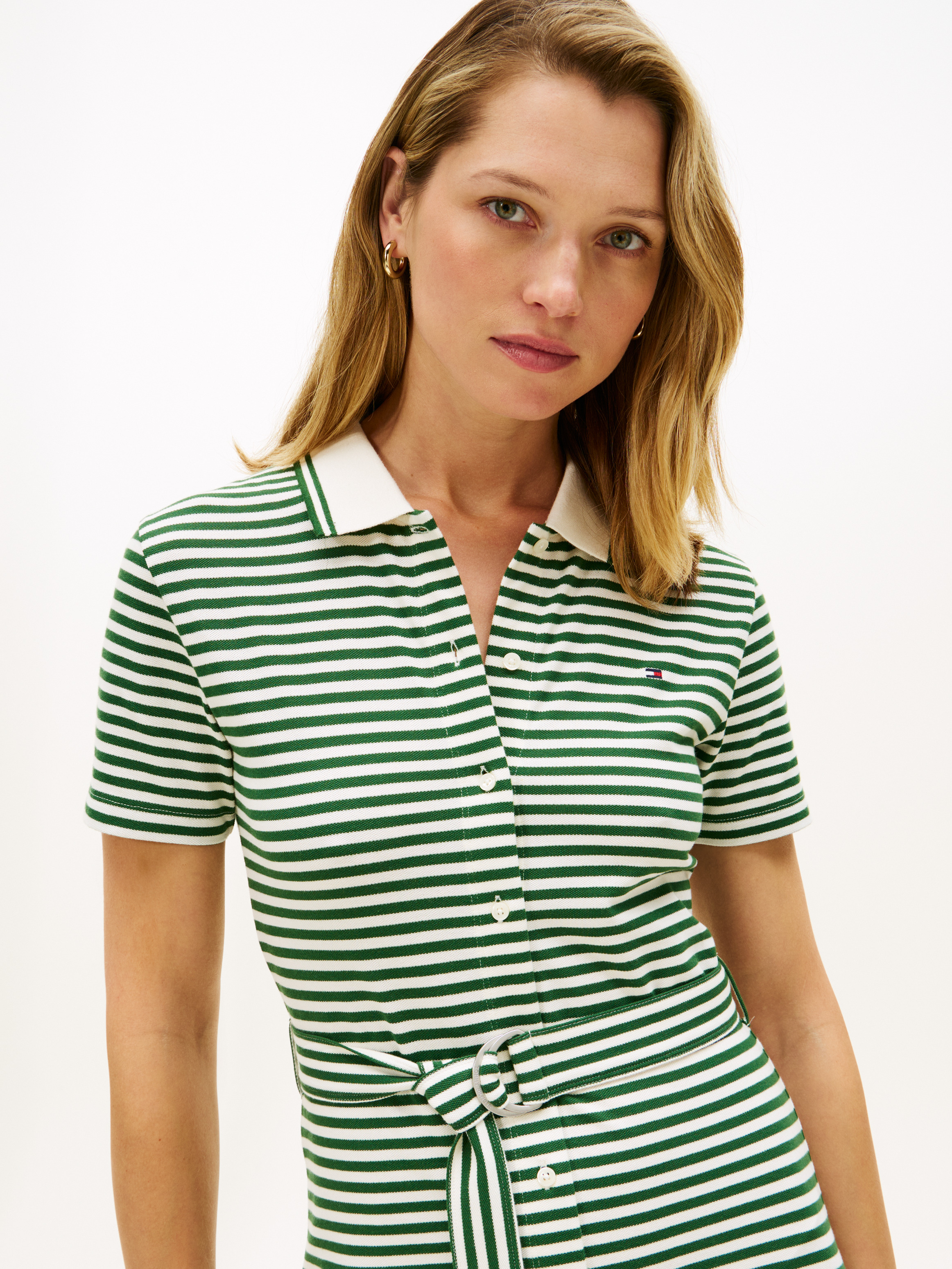 Striped Polo Midi Dress | Dresses | Tommy Hilfiger