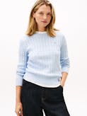 Cable Knit Crew Neck Jumper