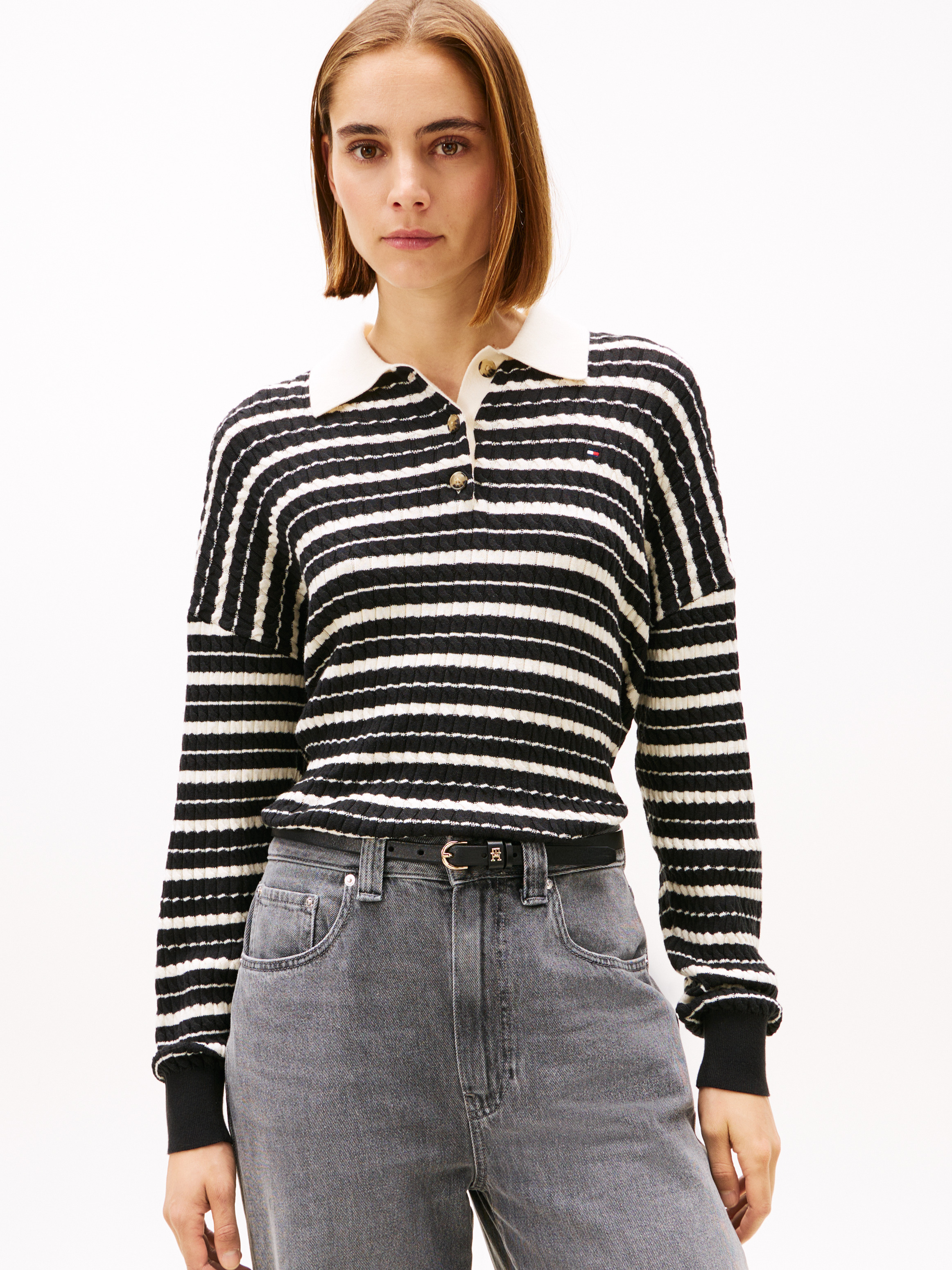 BLACK/CALICO MULTI STRIPE