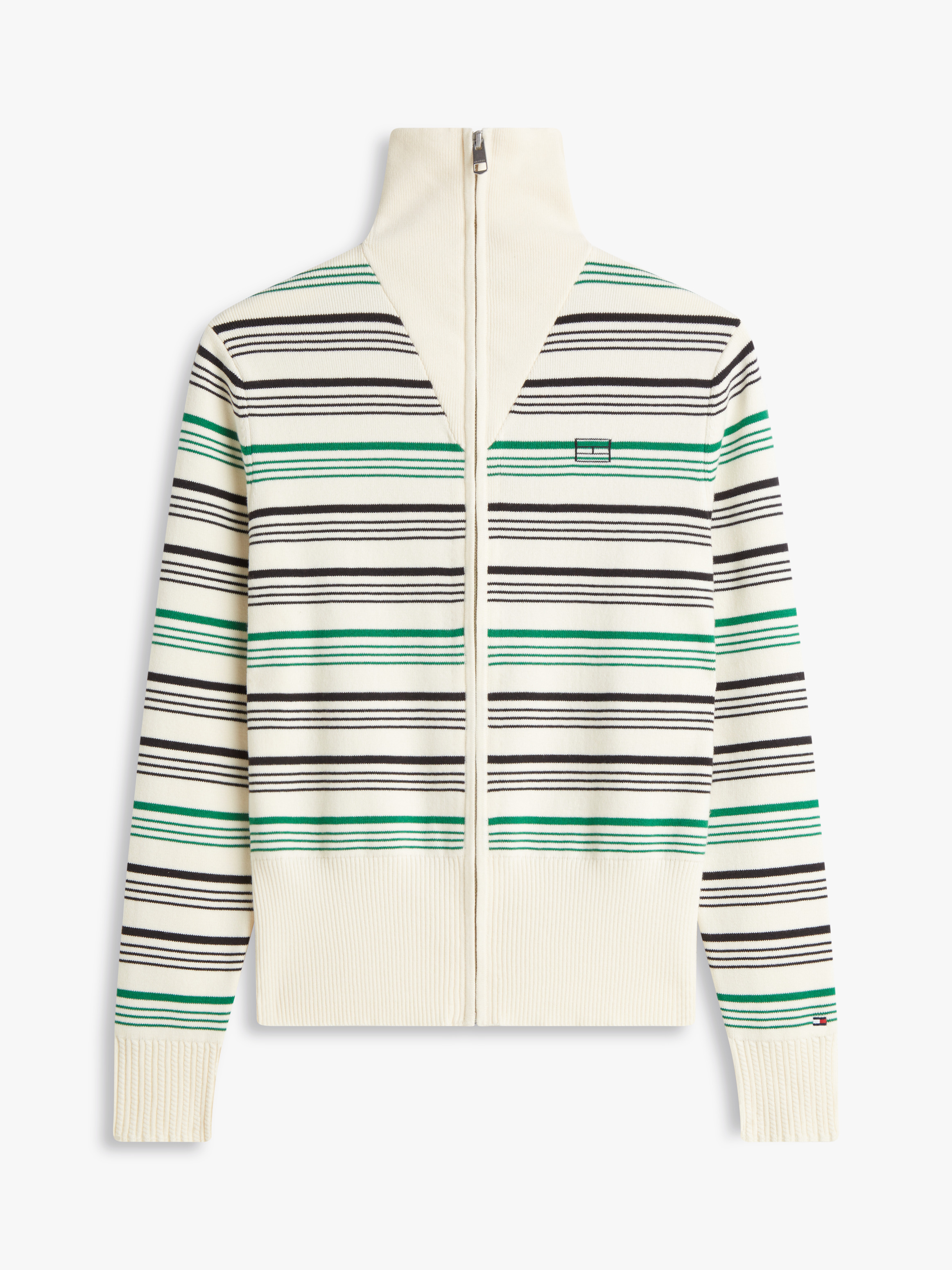 Long Sleeve Zip Sweater | Knitwear | Tommy Hilfiger
