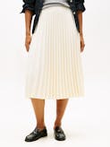 Pleated Midi Skirt