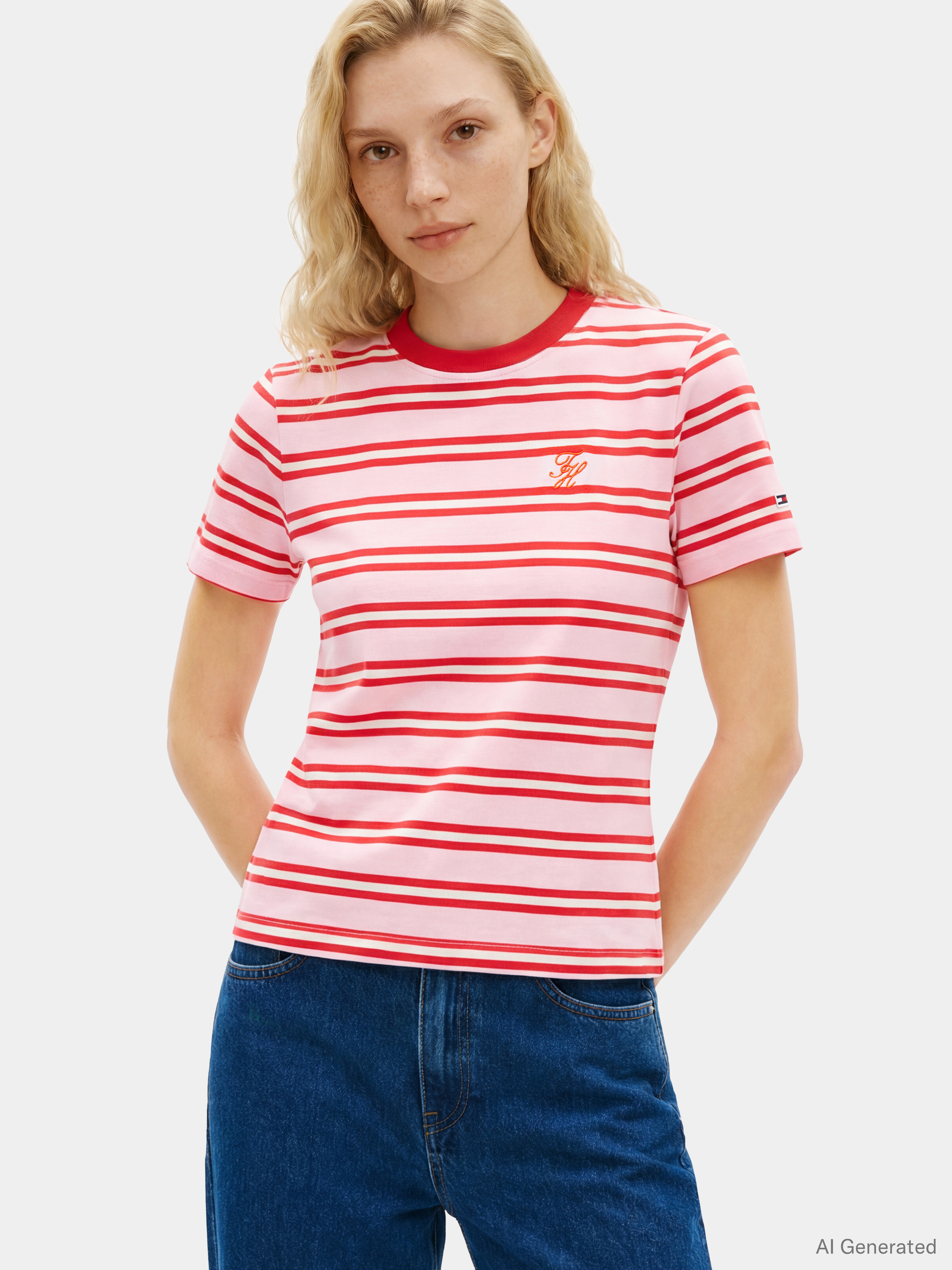 PREPPY STRIPE BONITA PINK FIREWORKS